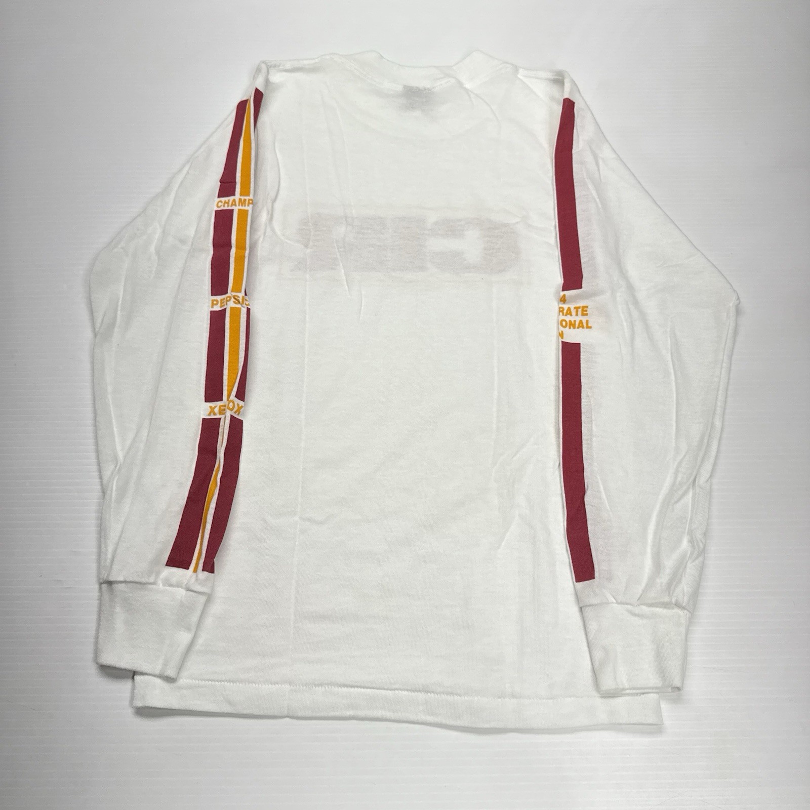 Vtg 1984 Corporate Invitational Run Mens Long Sleeve T-Shirt M White USA NYC