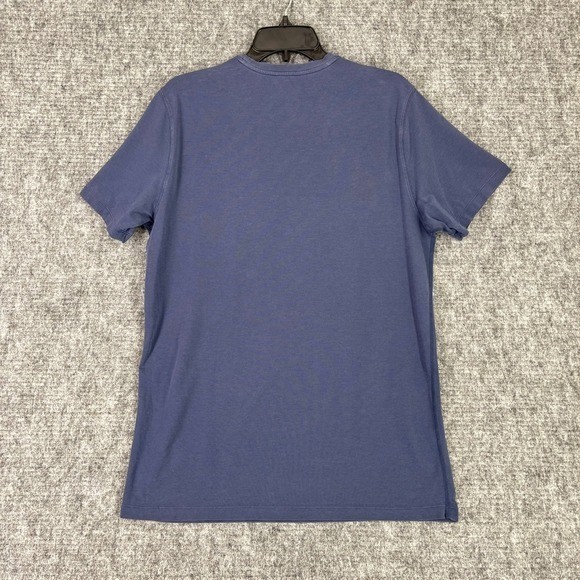 Mack Weldon Mens L Navy Pima Cotton Crewneck T Shirt Modern Essential