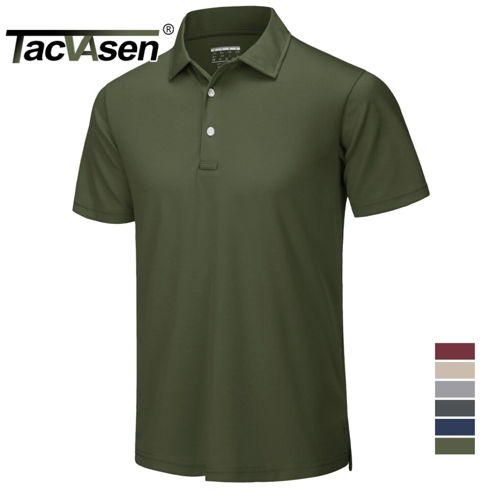 Men&rsquo;s Casual Polo Shirts Short Sleeve Quick Drying Outdoor Golf Causal Work Tops