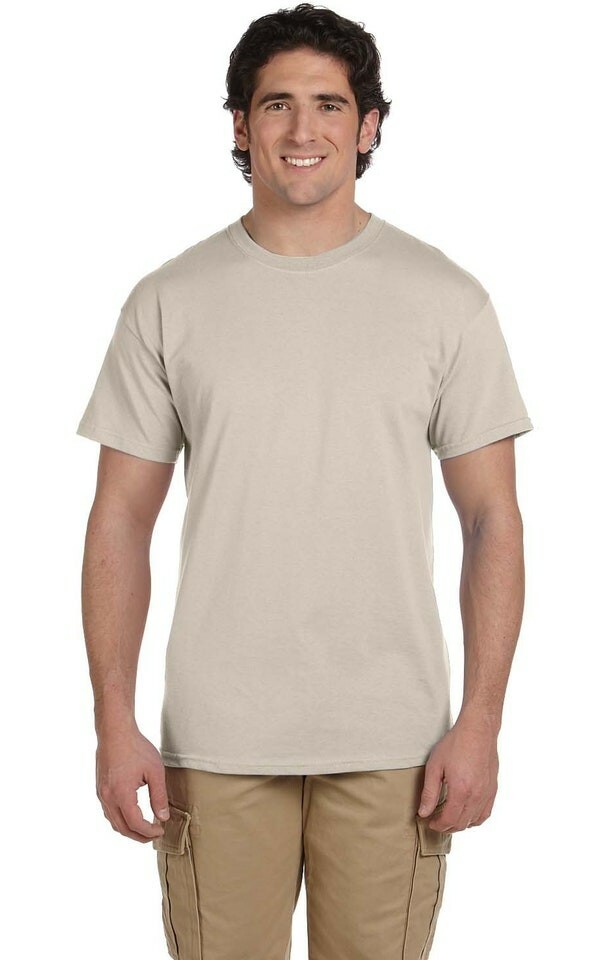 Marky G Men&rsquo;s T Shirt Crew Neck Short Sleeve Color Sand, Size M