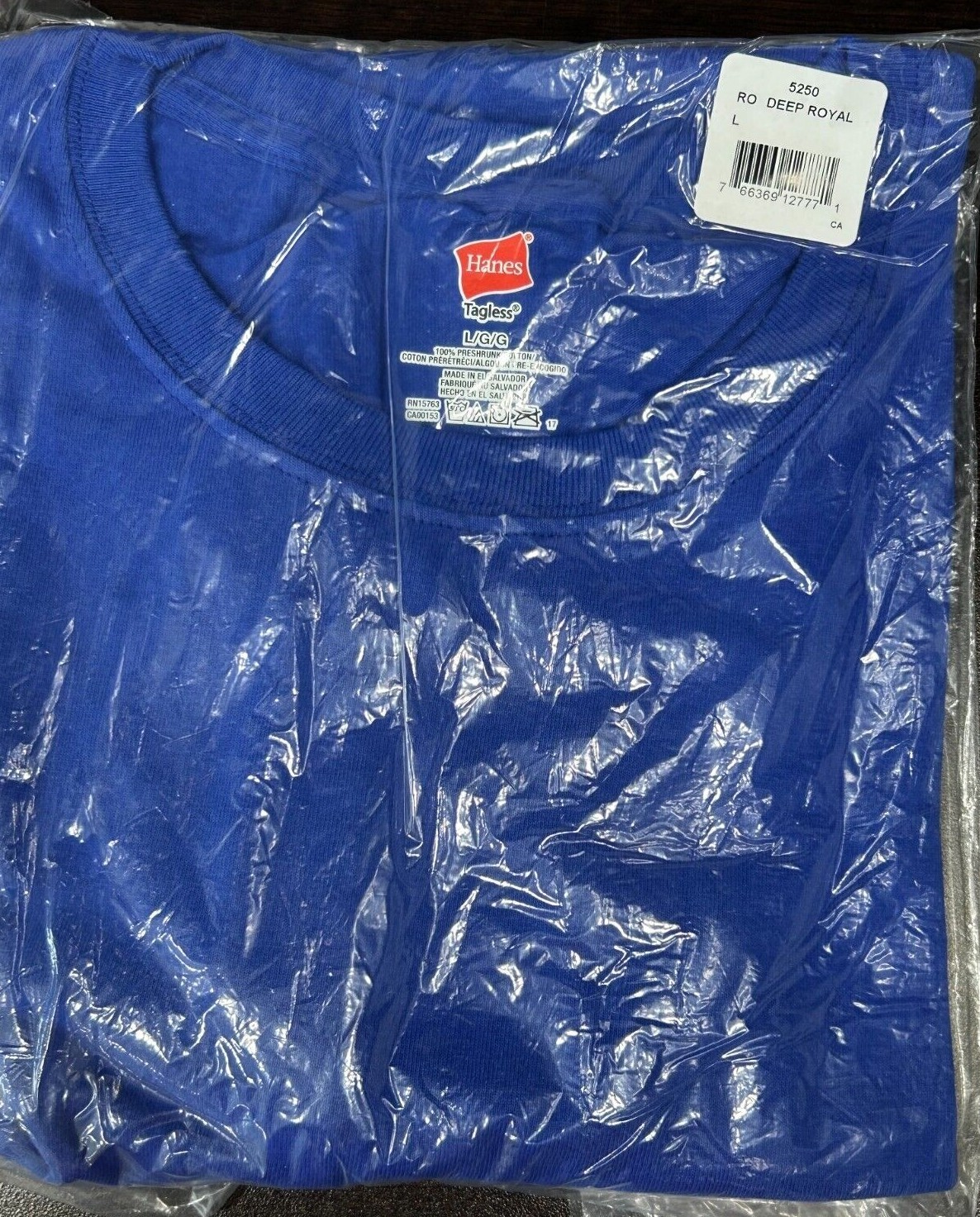 Hanes Tagless 100% Preshrunk Cotton Men&rsquo;s Size Large Tee Shirts Many Colors