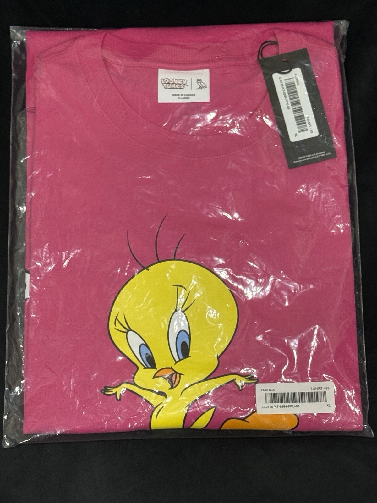 OVO x Looney Tunes Tweety Bird Tee XL