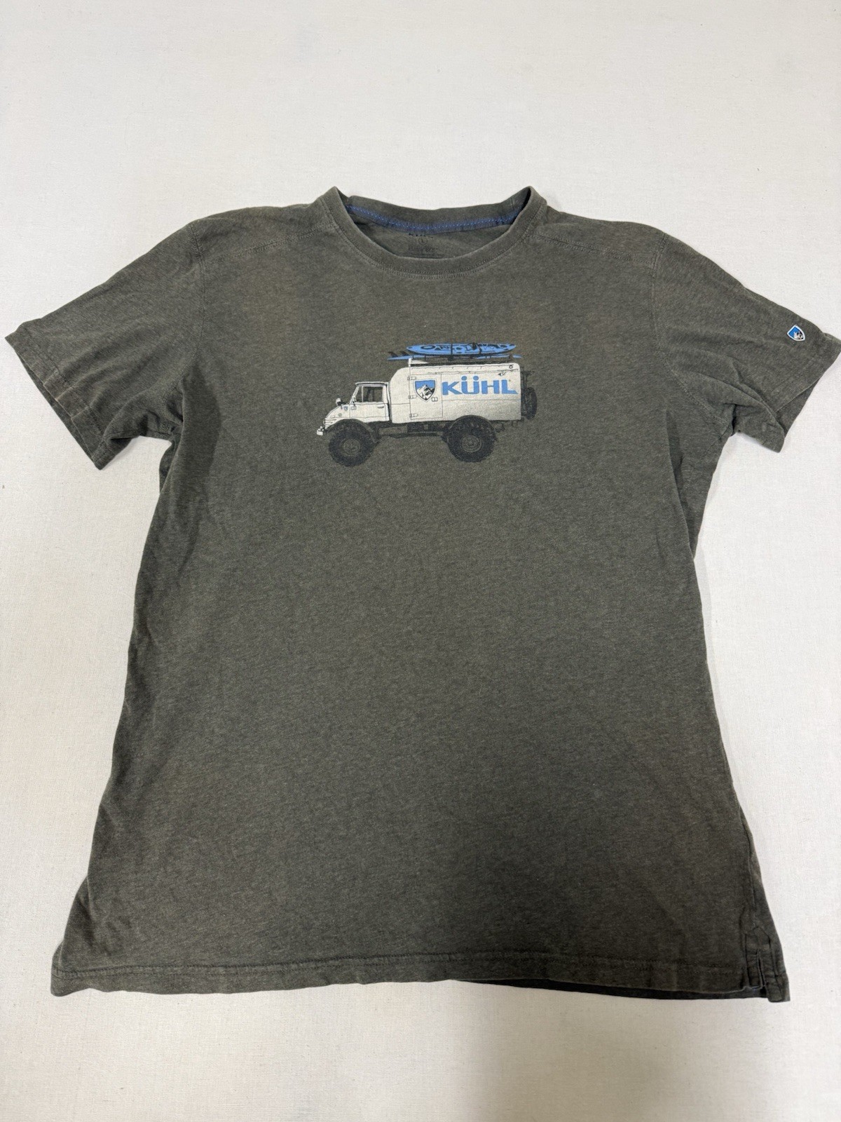 Kuhl Shirt MOG Graphic Car Truck Mens L Wildfibre Outdoor Mountains Hiking 153