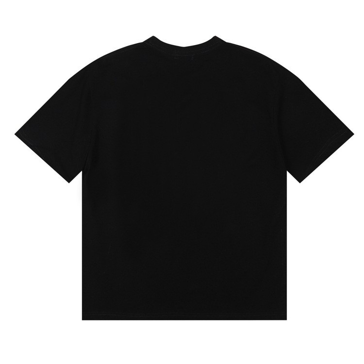 🎁🎁Men Women RHUDE Print Letters Cotton Leisure Short Sleeve POLO T-Shirt S-2XL