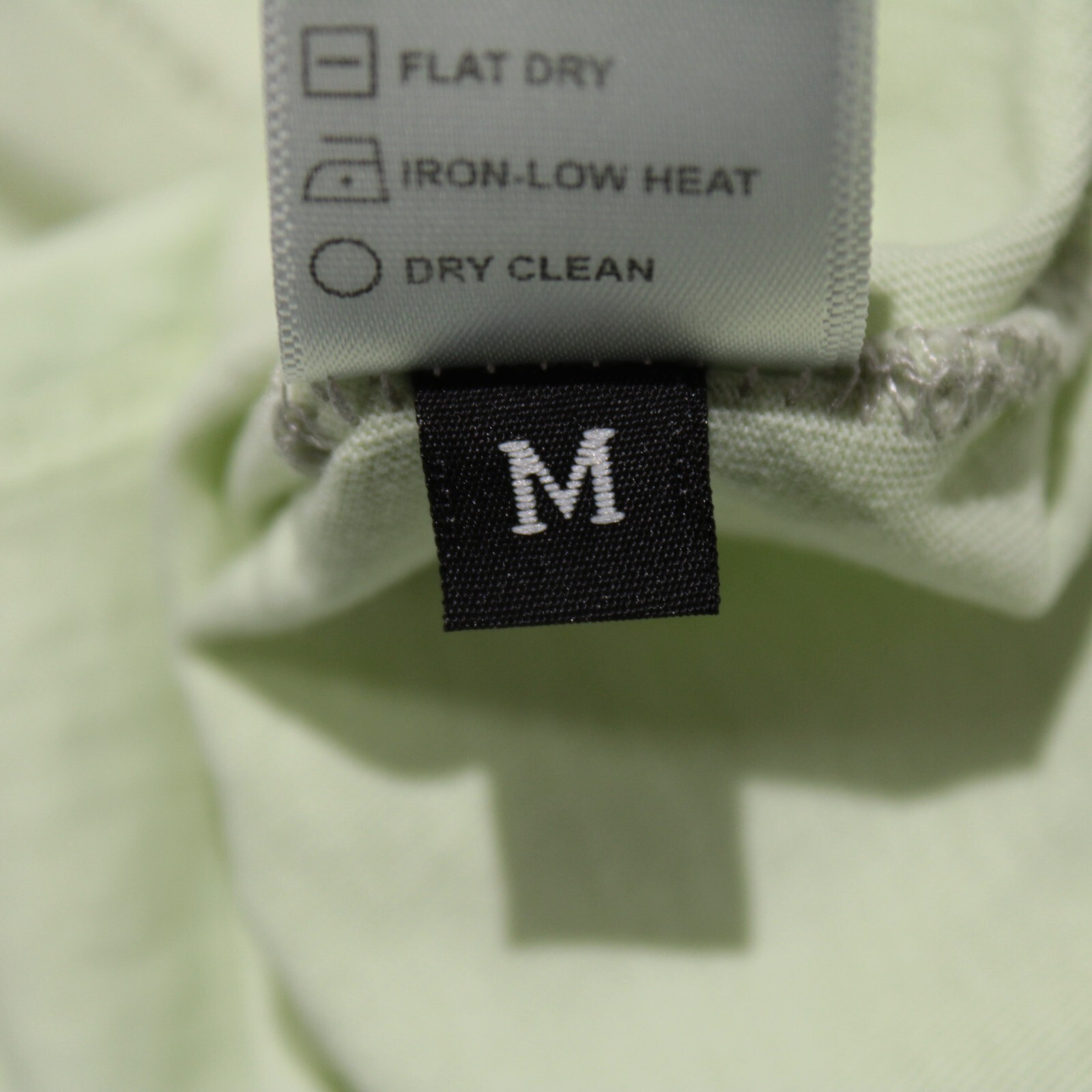 M. Singer NWT Short Sleeve Henley T-Shirt Size Medium in Apple Green 100% Cotton
