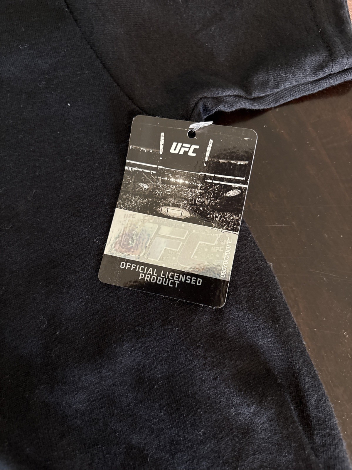 NEW! UFC Worldwide Shirt MENS M Black Licensed Graphic Tee 100% Cotton