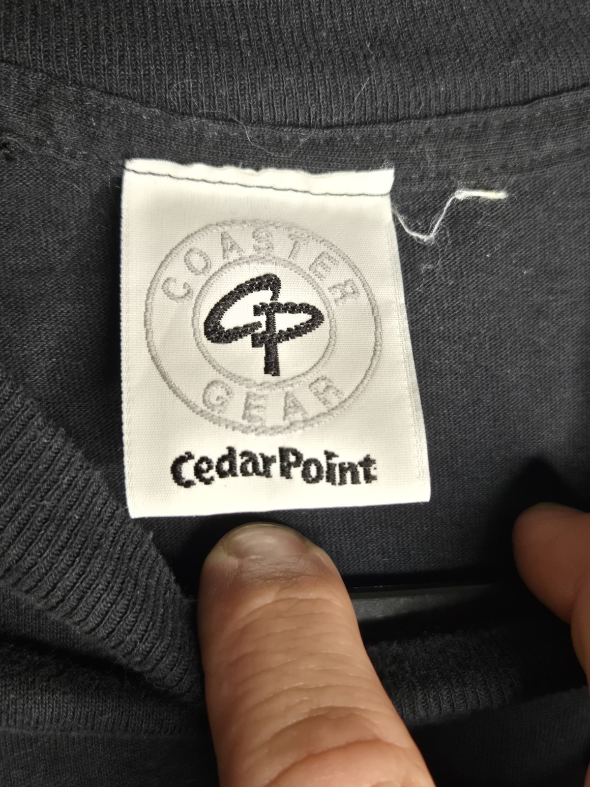 Vintage Cedar Point Amusement Park Rolar Coaster Ride Shirt Medium