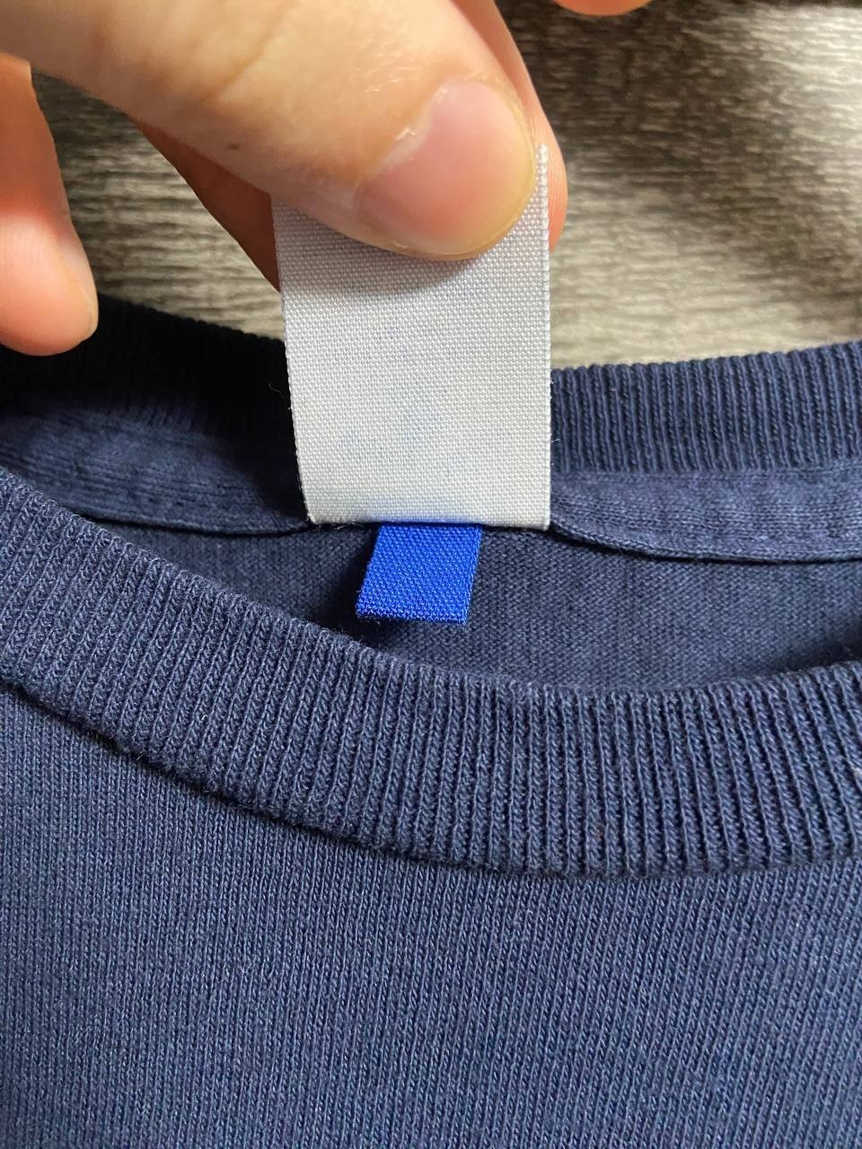 Velva Sheen Blue Pocket T-Shirt Men&rsquo;s L Heavyweight Seamless Made in USA Vintage