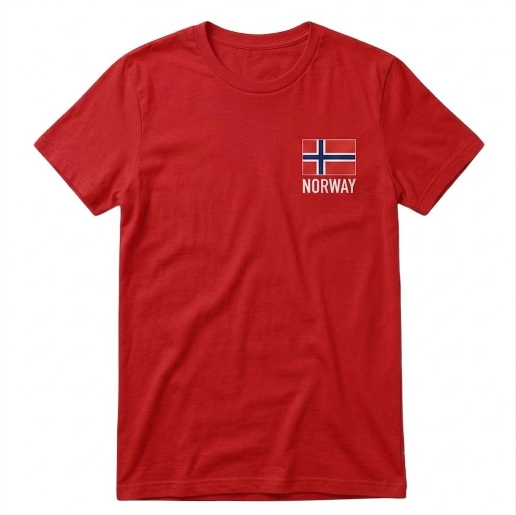 NEW!! Haalandd Shirt Norway National Team Soccer Name Number Tee