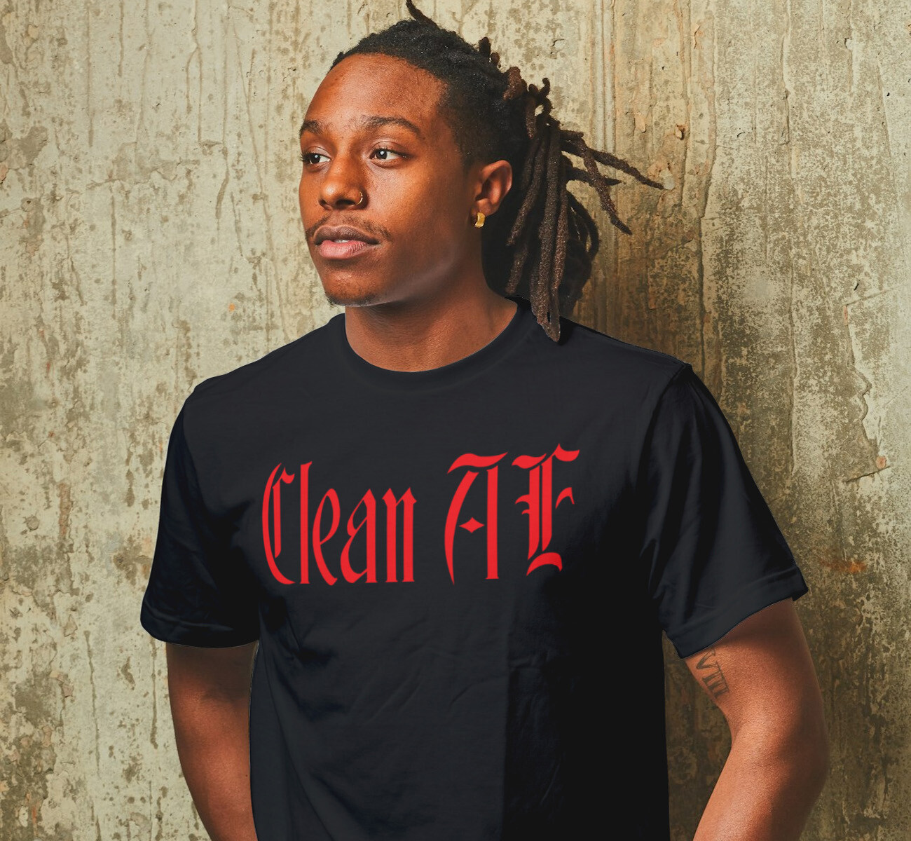 Narcotics Anonymous Clean AF V.2 SS T-shirt – Free Shipping – NA