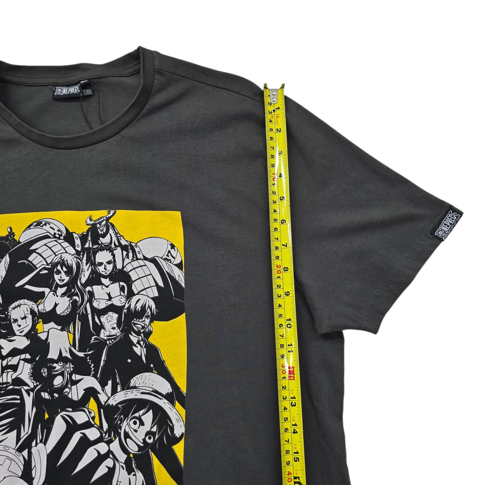 Piombo One Piece Anime Black XXL T-Shirt Italy Cotton Blend