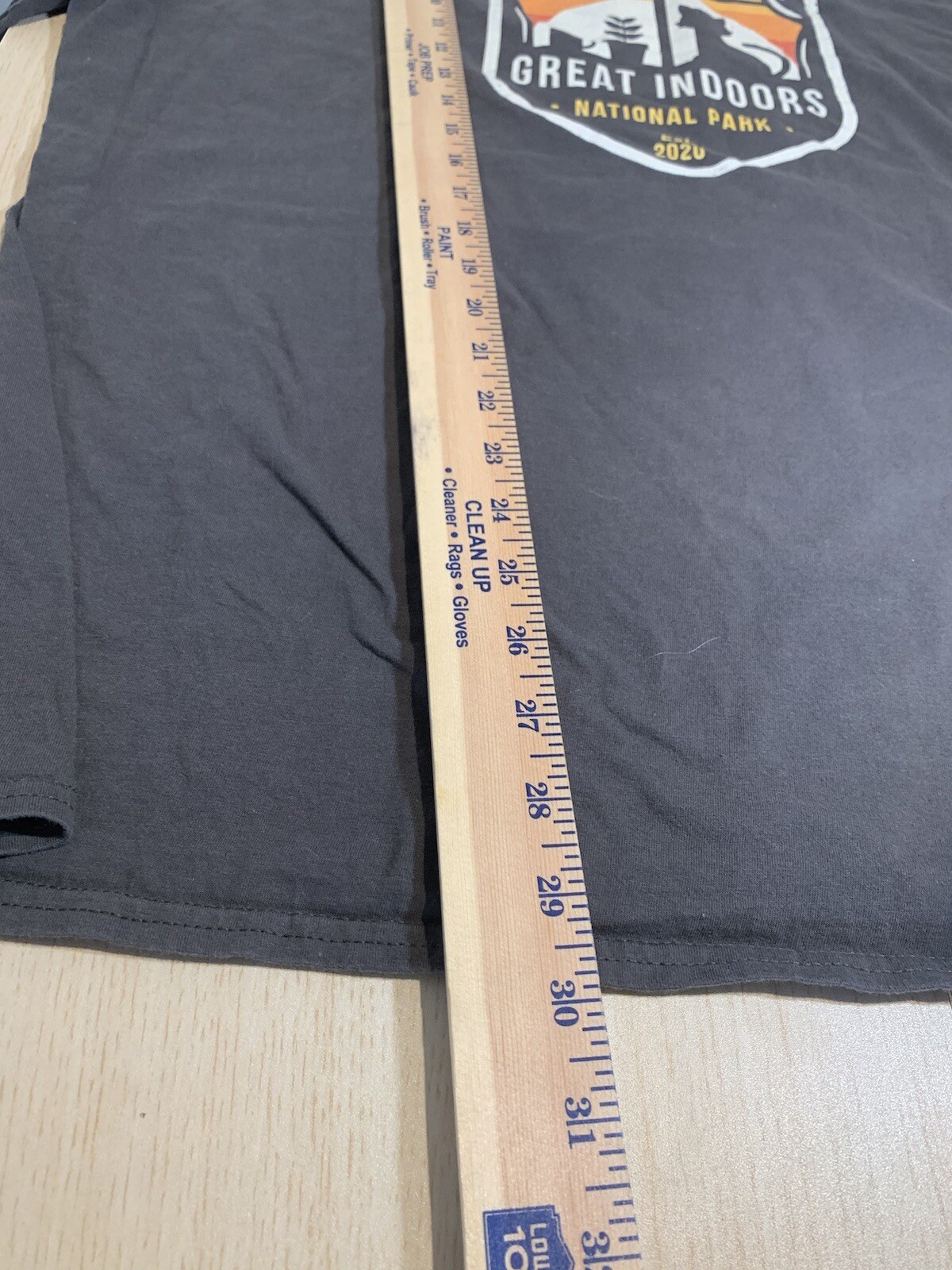 Men&rsquo;s &lsquo;Great Indoors National Park 2020&rsquo; T-shirt Gray Used Size 2XL