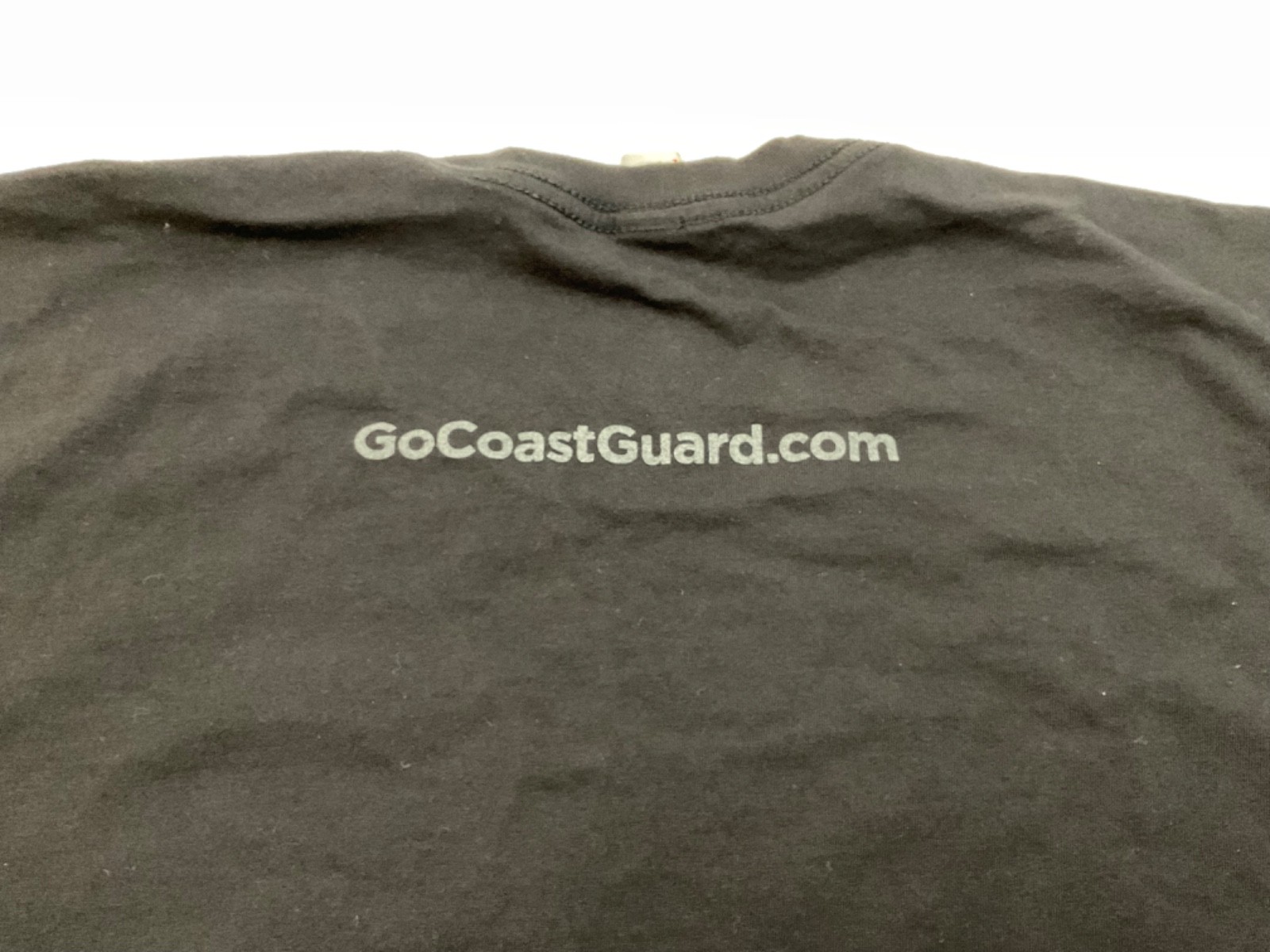 United States Coast Guard USCG Black T-Shirt Men’s Size XL Bayside 100% Cotton