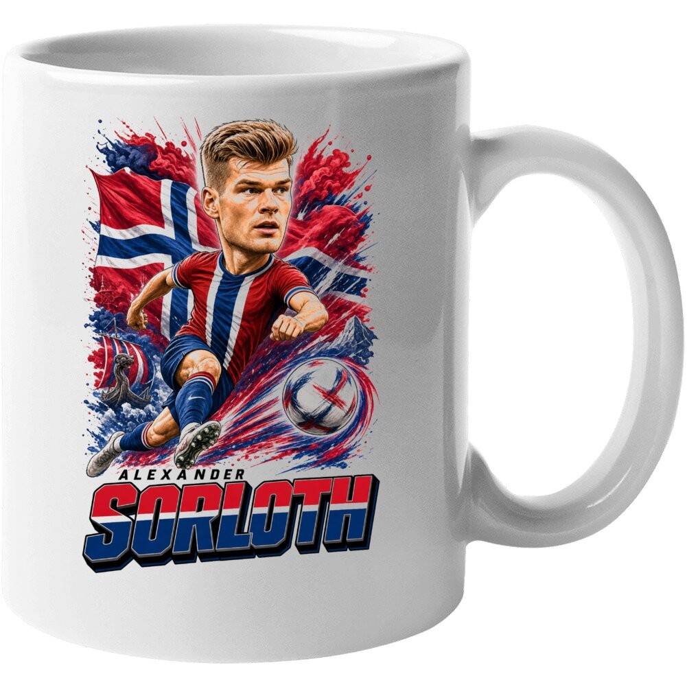 Alexander Sorloth Norway Soccer Caricature 2026 World Cup T Shirt