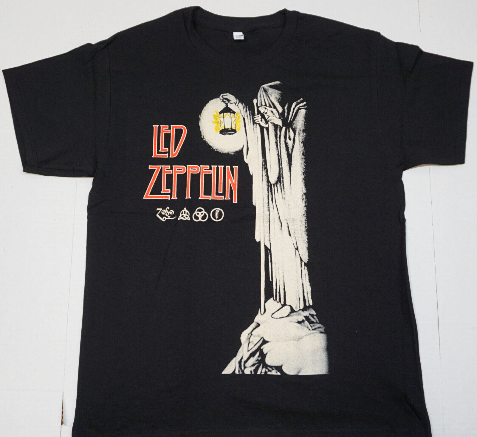 Led Zeppelin T-shirt Classic Rock Plant Paige Bonham JPJ Tee Men&rsquo;s Black New