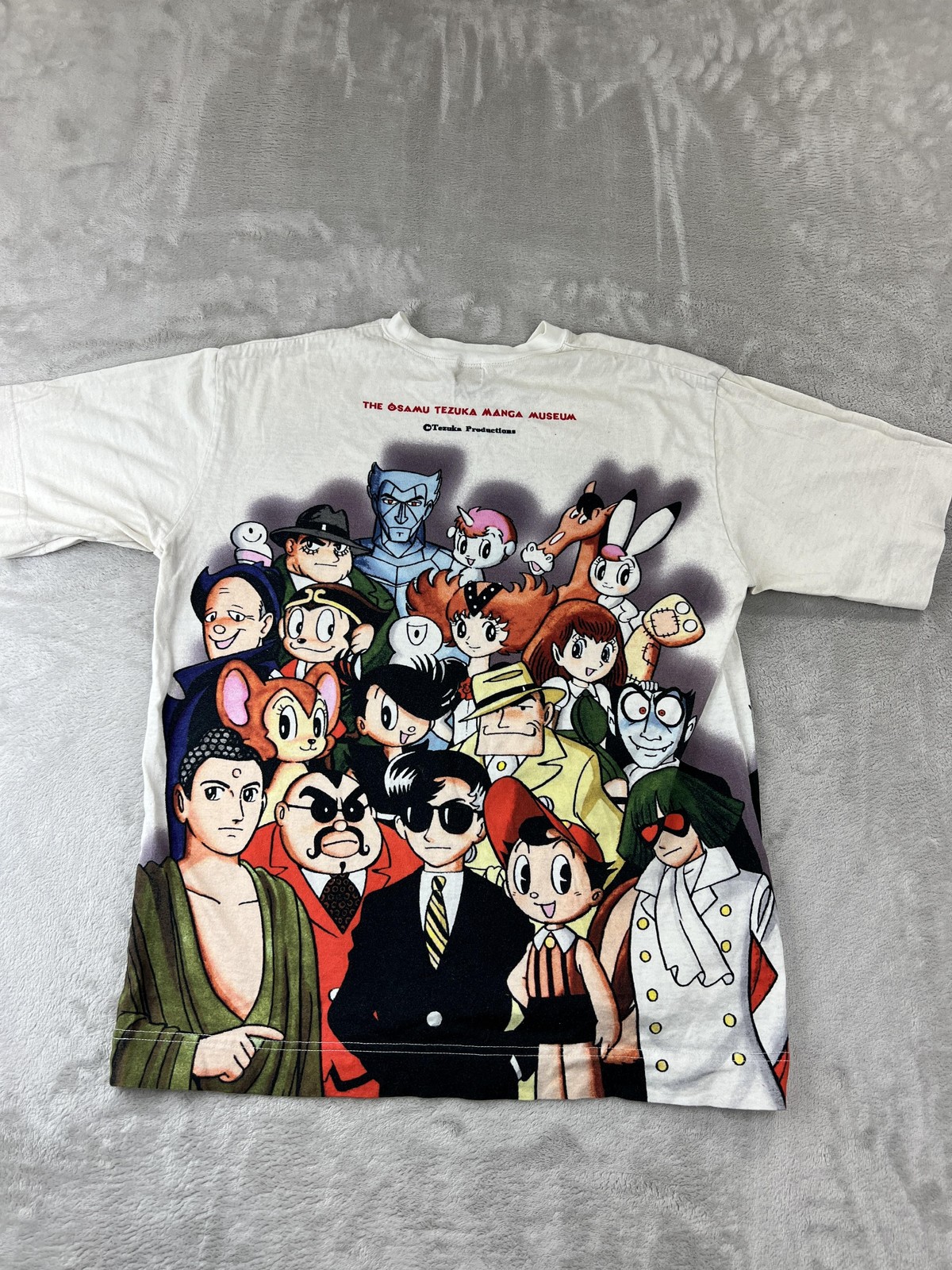Vintage Osamu Tezuka Manga Museum Shirt Mens Large Astro Boy Kimba Anime 90s Jap
