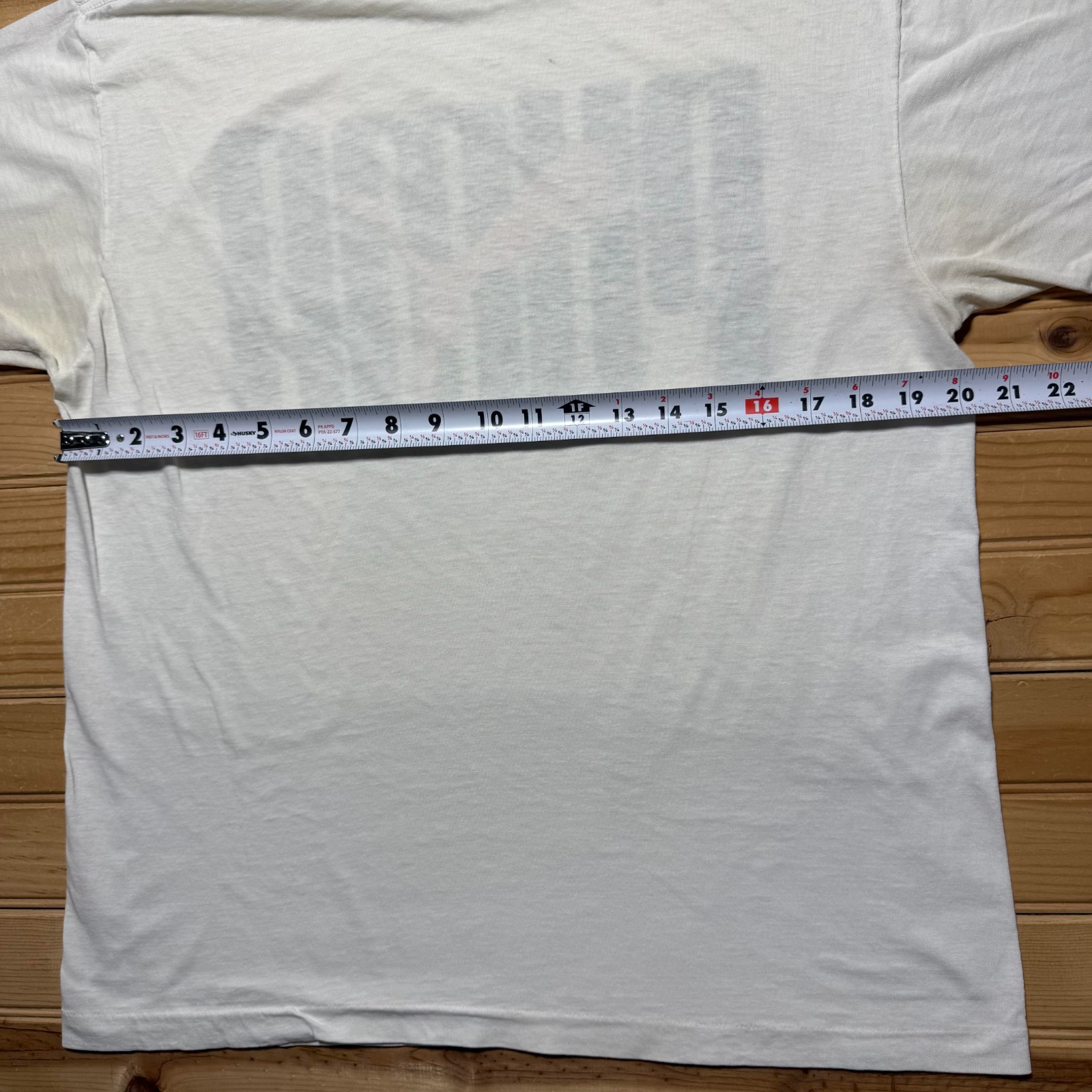 Vintage 80s Puma Big Spellout Logo Sportswear Single Stitch Graphic Shirt USA XL
