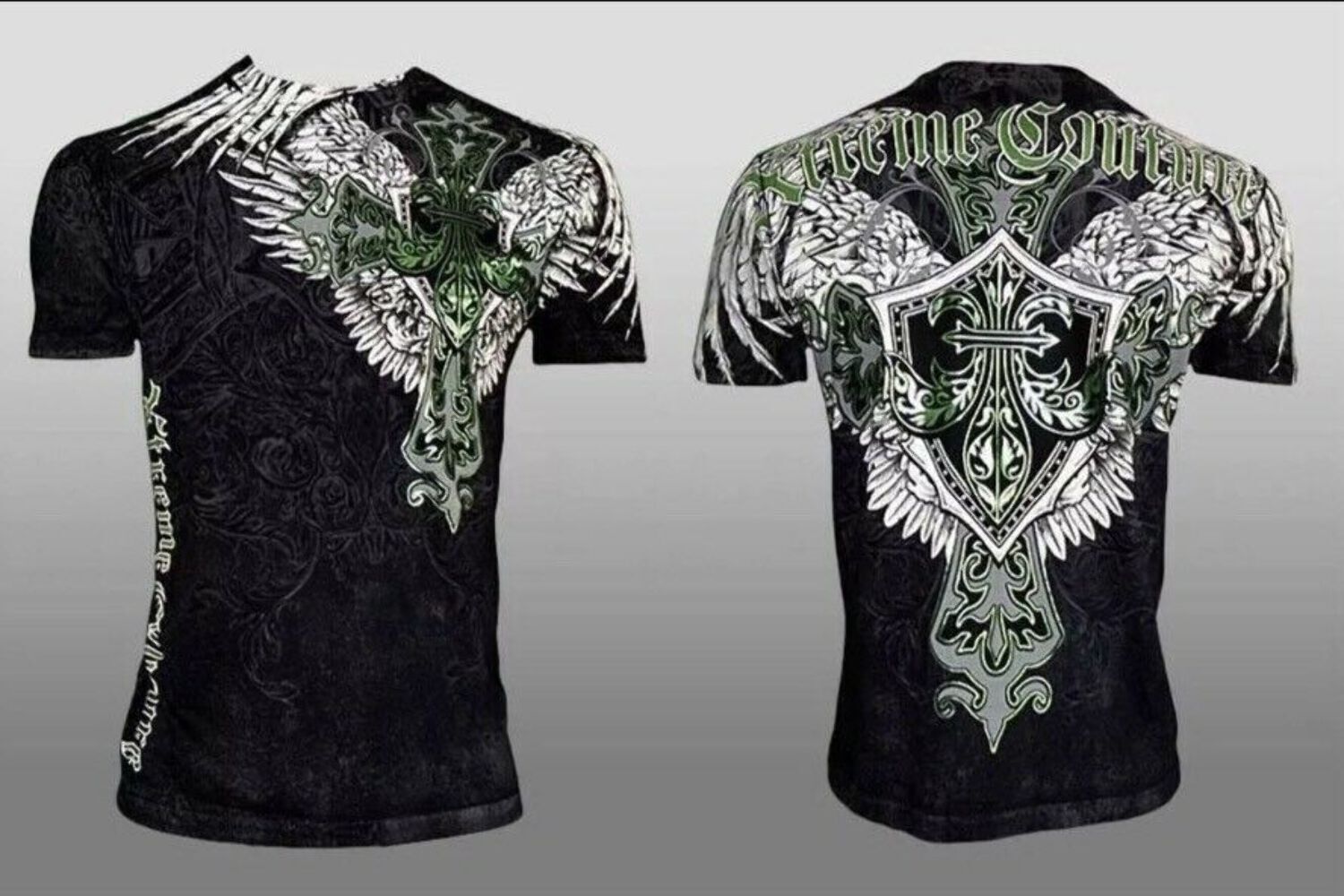 Xtreme Couture Affliction Men&rsquo;s T-Shirt LONG VIEW Tattoo Biker S-5XL