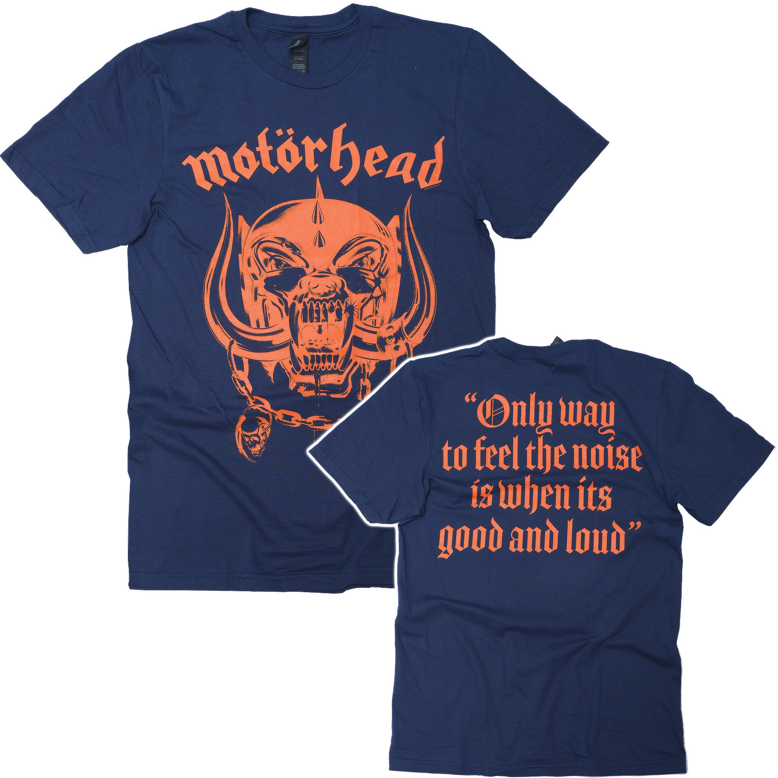Motorhead T Shirt Official Good And Loud New Blue S M L XL XXL