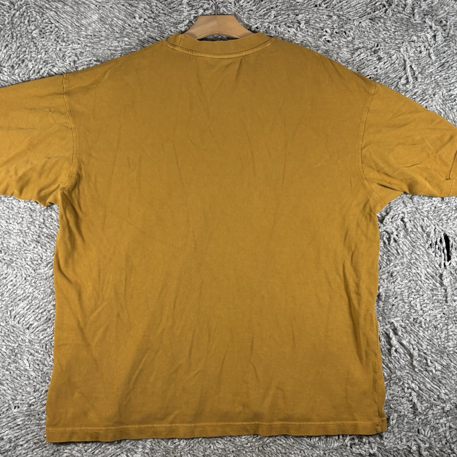 FEELS SO GOOD BRAND T-Shirt Men&rsquo;s XL Brown Blank Short Sleeve Austin TX Stretch