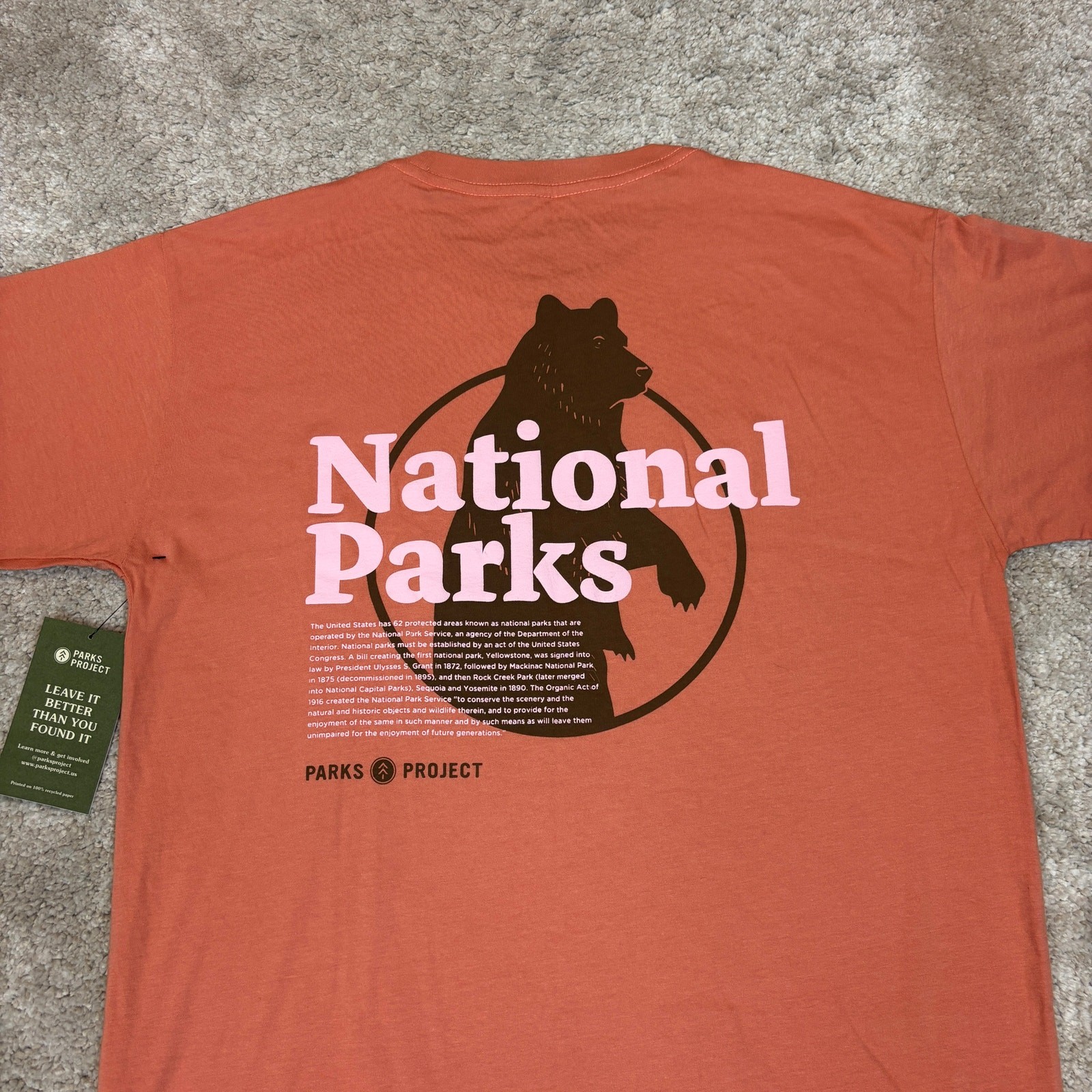 NWT Parks Project Our National Parks Puff Print Pocket T Shirt Men&rsquo;s XL