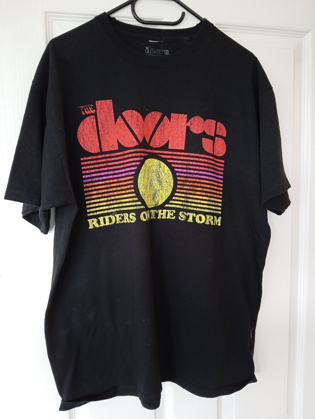 The Doors Mens T. Shirt Riders On The Storm Black Size XL Official Merchandise