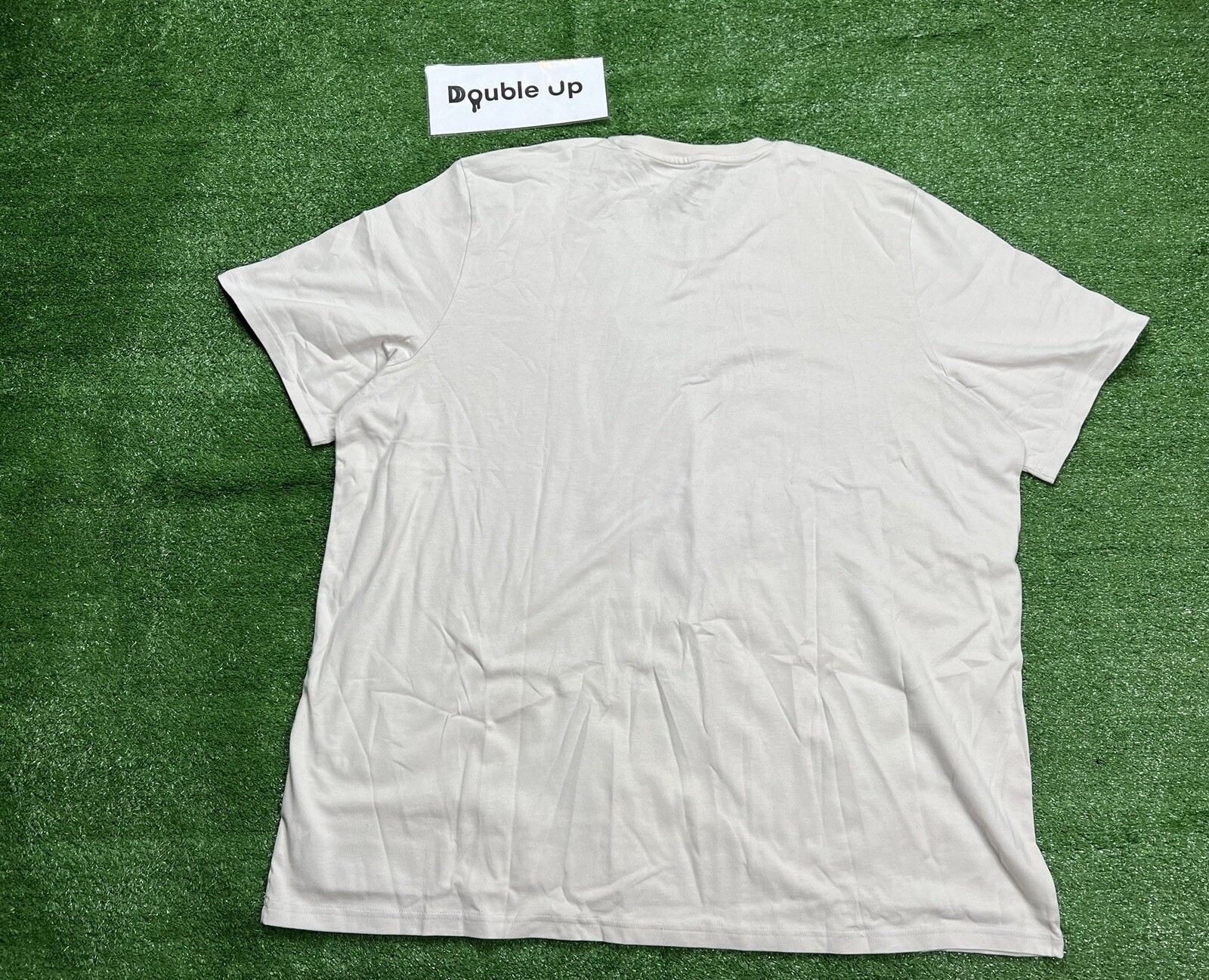 Adidas T-Shirt Men&rsquo;s XXL Bone Silver Foil BOS Graphic Cotton (HK6750) Gray