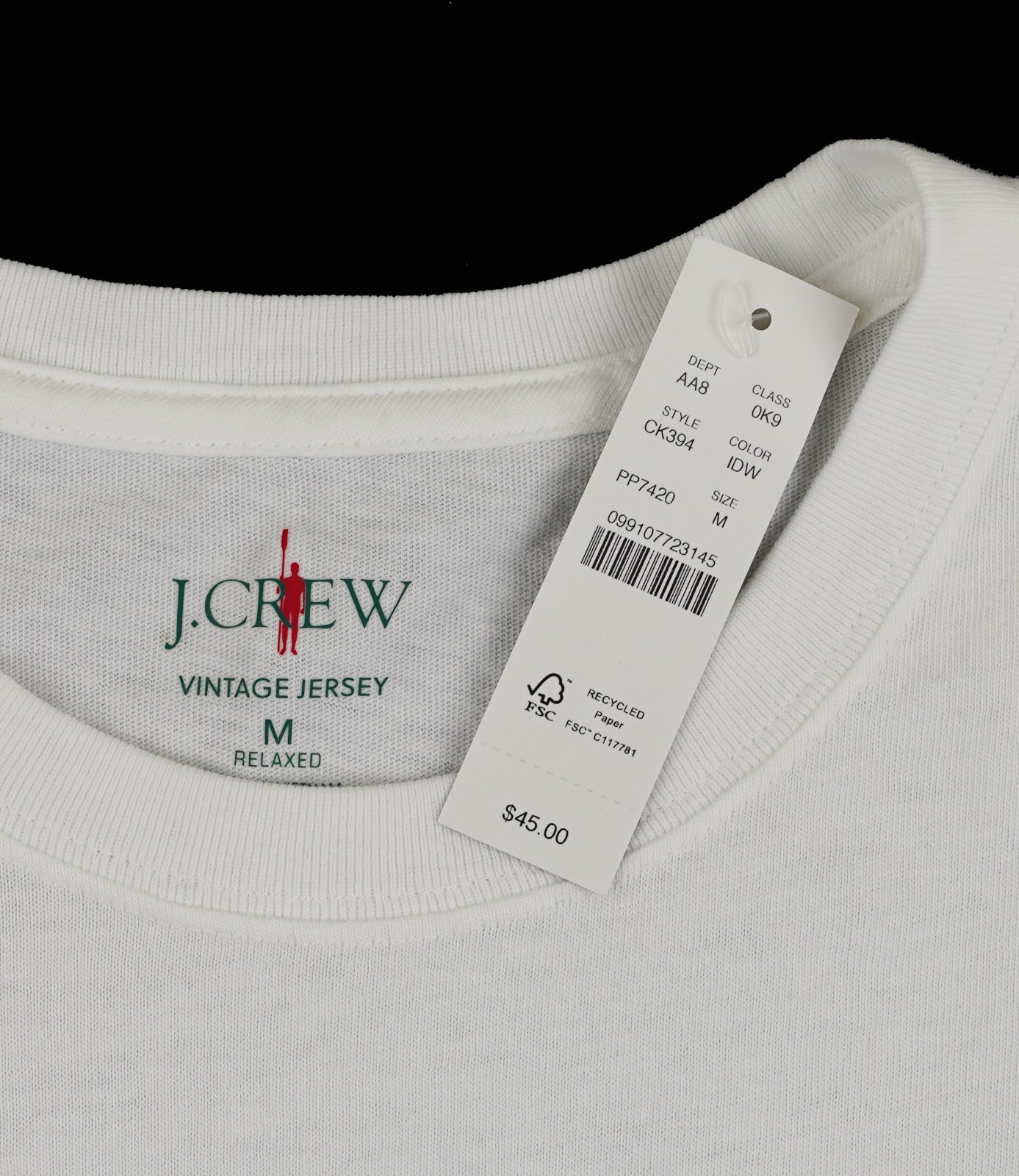 New JCREW Size Mens M Vintage-Wash Cotton Graphic T-shirt Golden Retriever $45