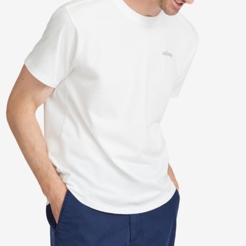 Allbirds Men&rsquo;s Allgood Organic Cotton Logo Tee In Blizzard White Size Medium
