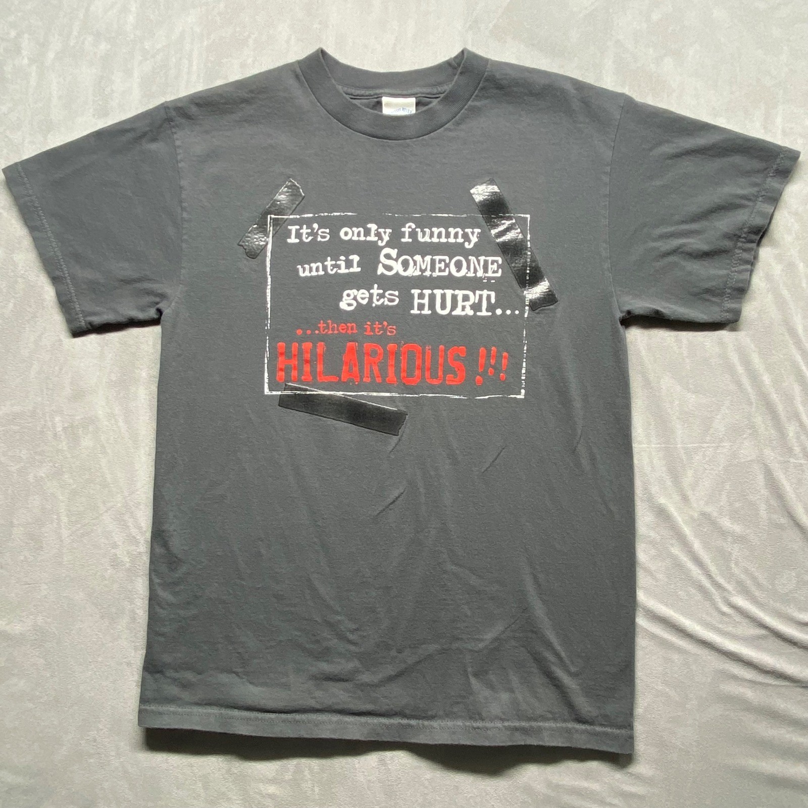 Tennessee River Mens Med Graphic T Shirt It&rsquo;s Only Funny Until Someone Gets Hurt