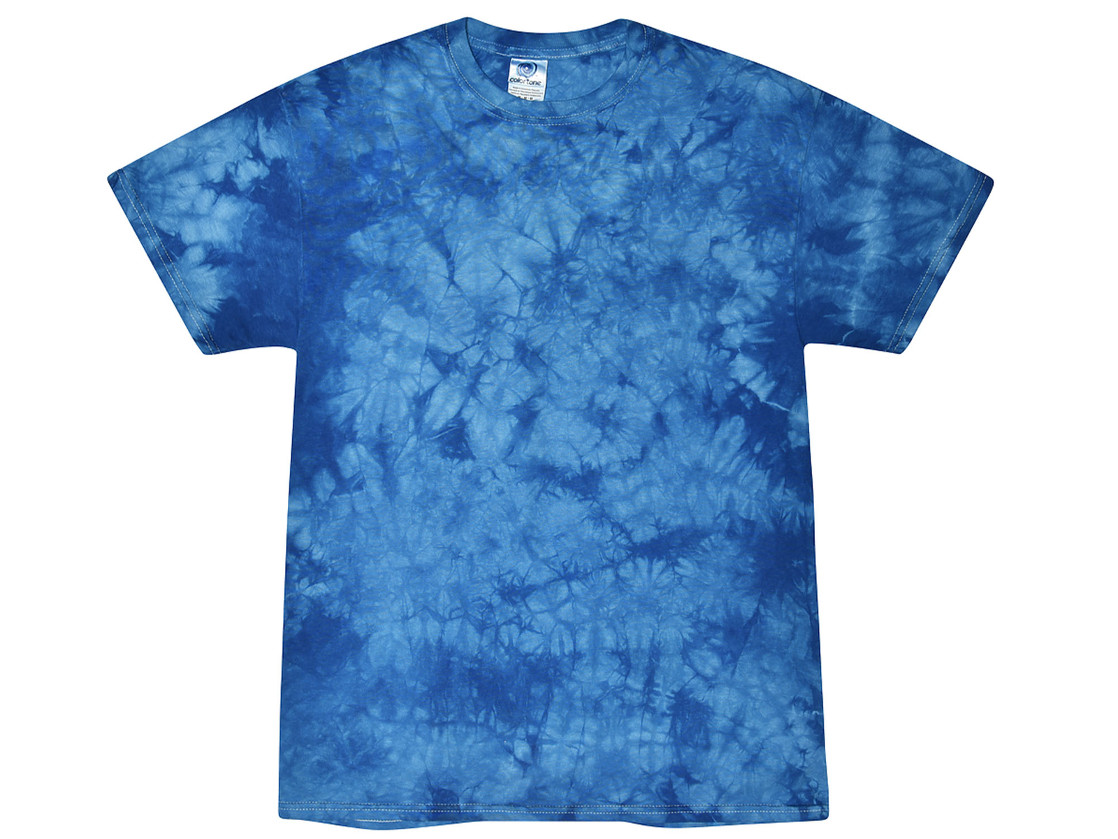 Tie Dye Crystal Royal T-Shirts S M L XL 2XL 3XL Cotton Colortone