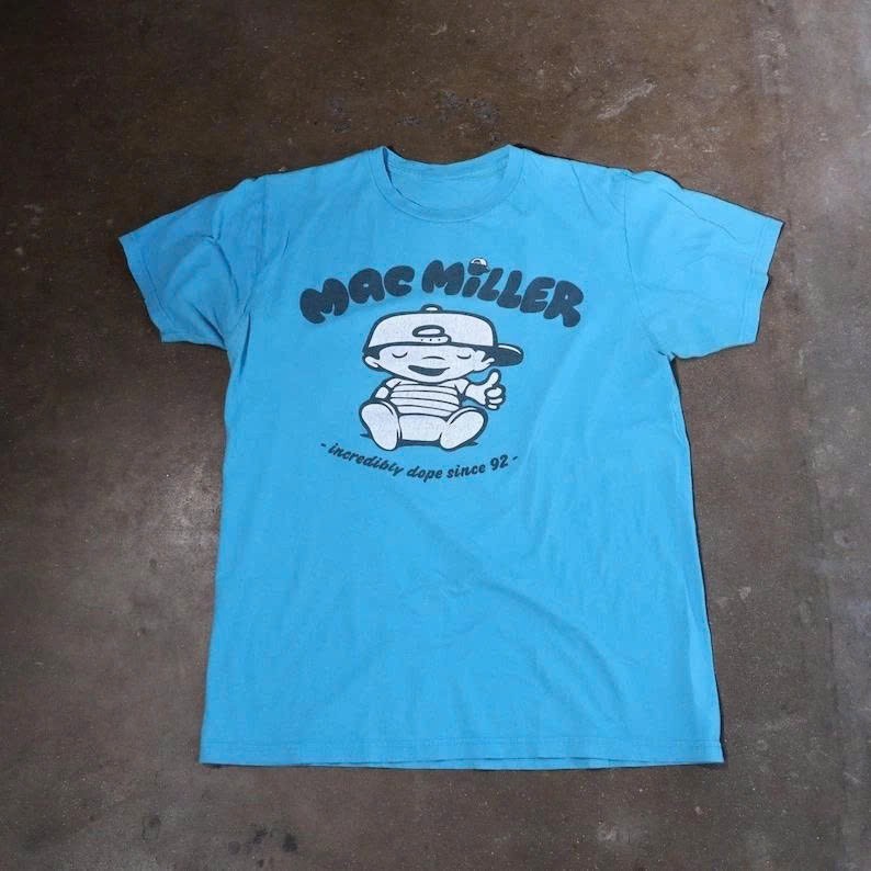 Vintage MAC MILLER Incredibly Dope Since 92 Thumbs Up T Shirt S-5XL