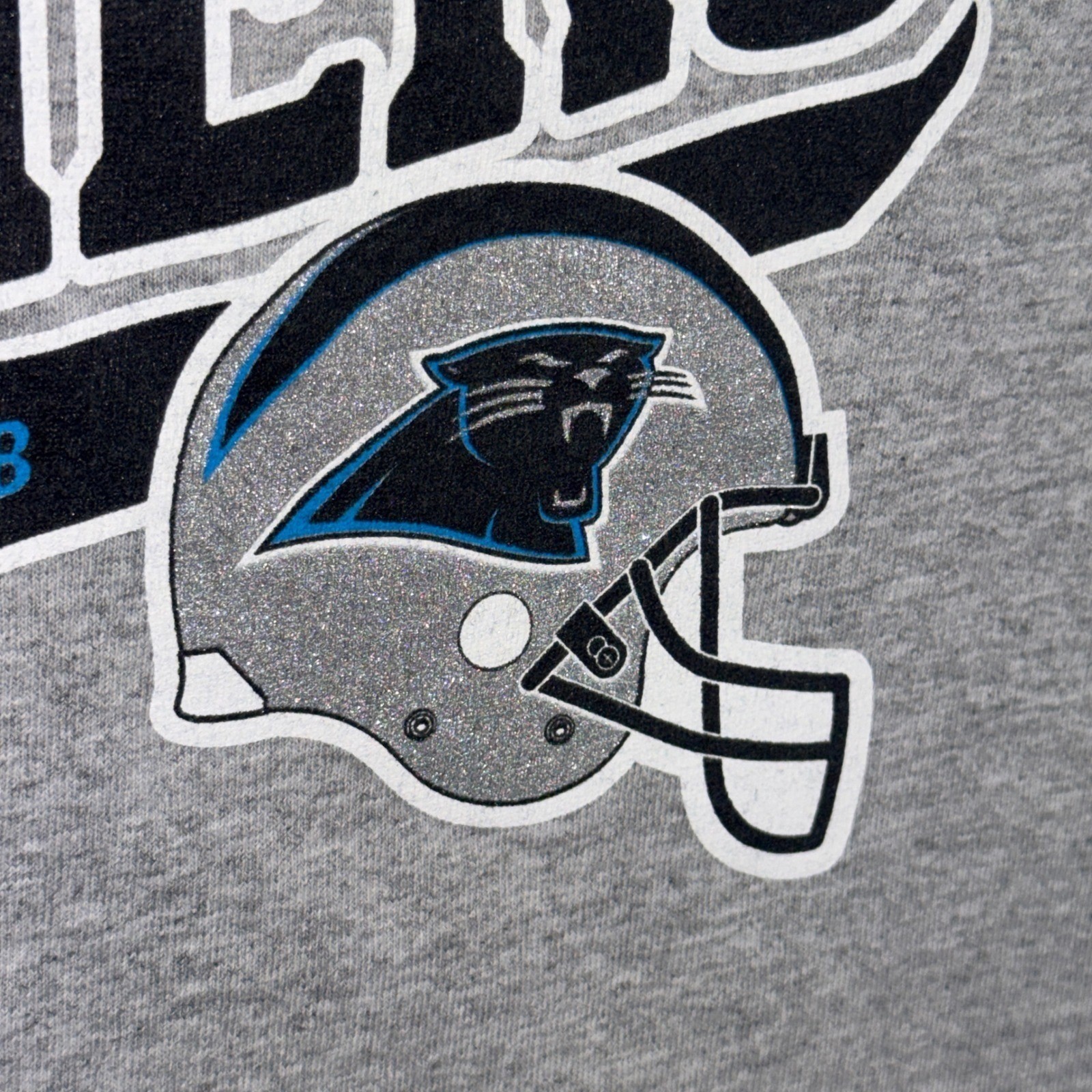 Carolina Panthers Men&rsquo;s M Gray T-Shirt Cotton Blend 2005 Reebok NFL Football