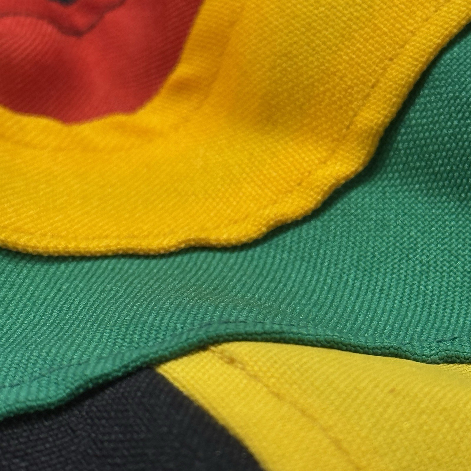 Vintage Jamaica Red Stripe Beer Rasta Reggae Drawstring Festival Bag -530