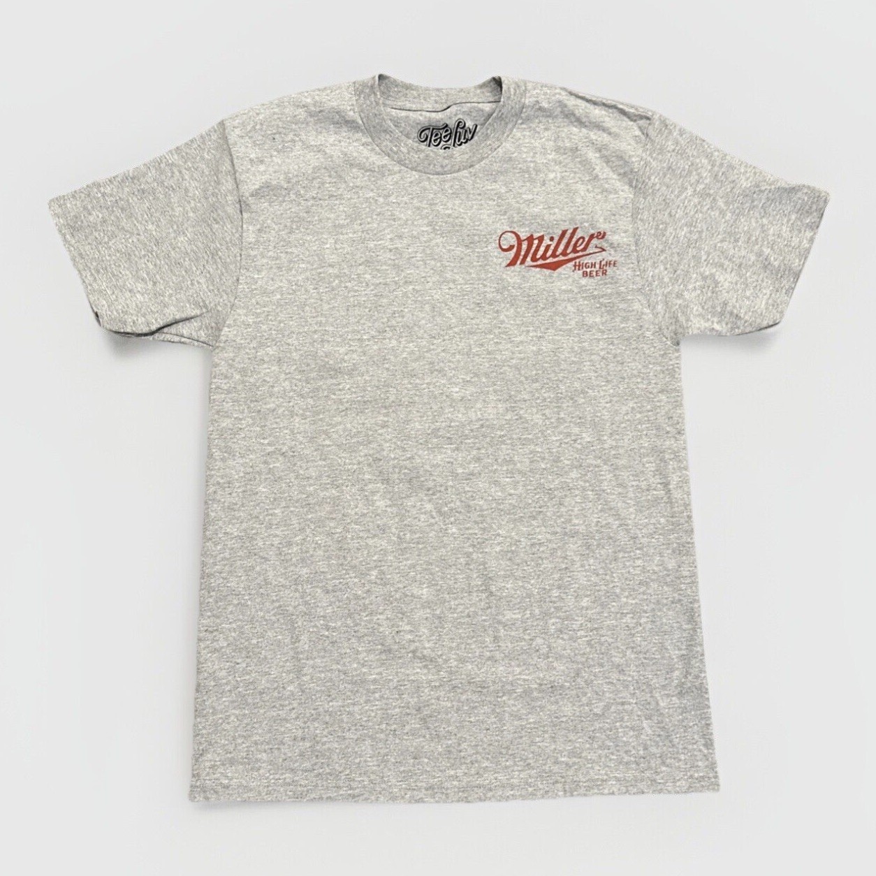 Miller Highlife Beer T-Shirt Mens Small x Tee Luv Graphic Print Retro Logo