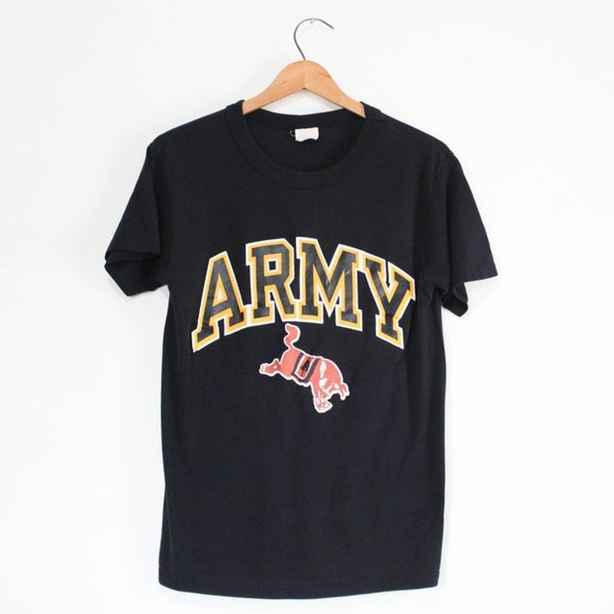 Vintage United States Academy West Point Army Black Knights T Shirt Medium