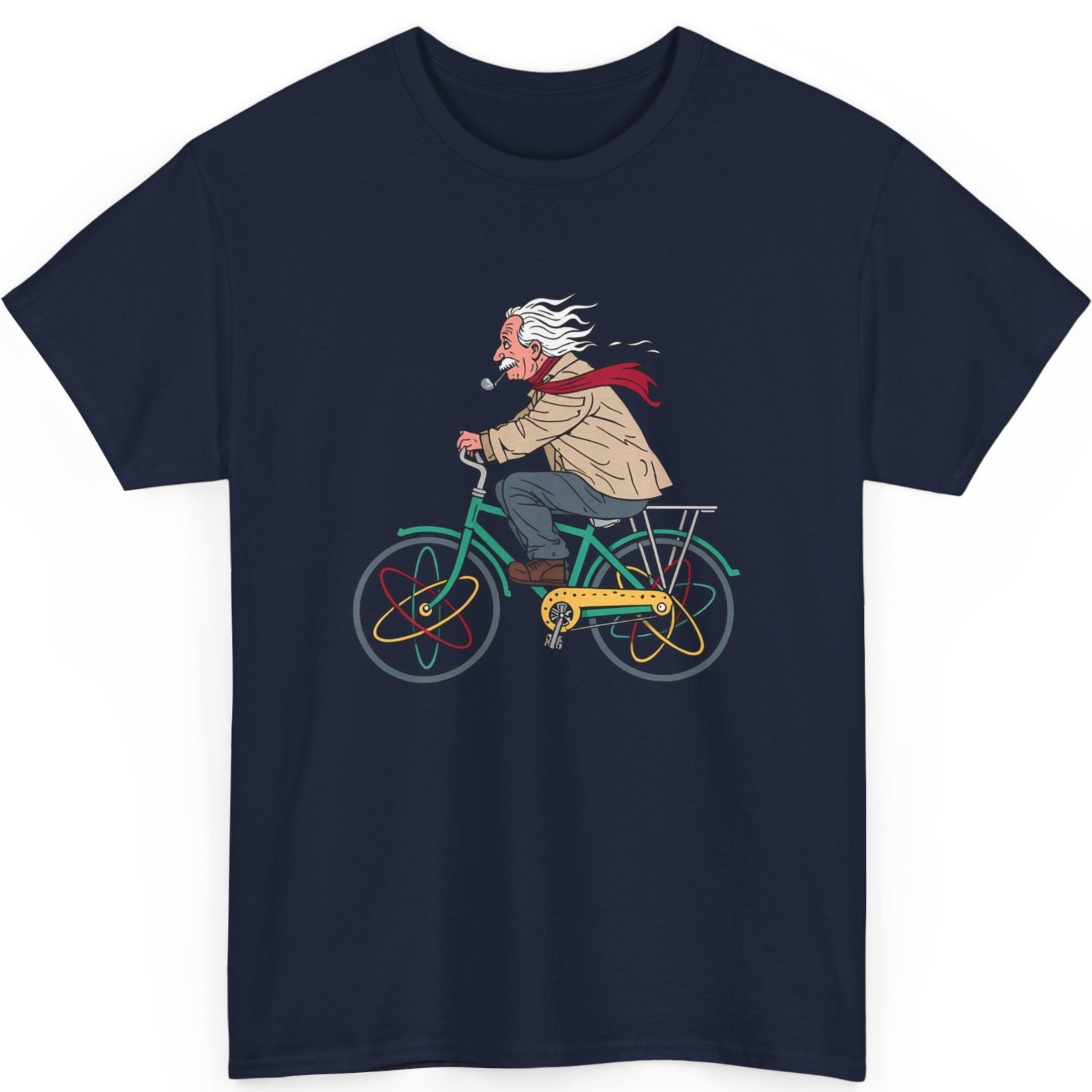 Atomic Bicycle Science Professor Men Kids Chemistry T-Shirt