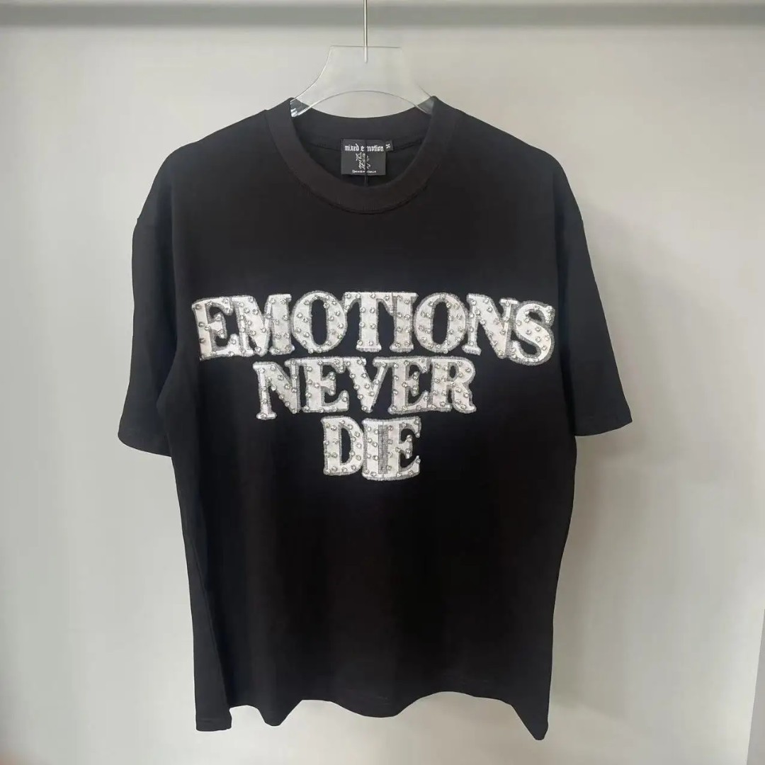 Mixed Emotion T-shirt Red/Blue/Black/White Size S/M/L/XL