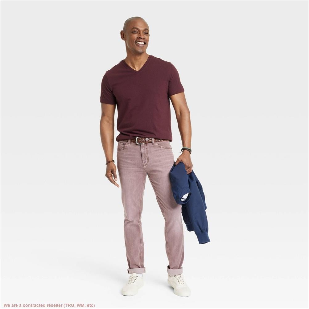 Men&rsquo;s Every Wear V-Neck T-Shirt – Goodfellow & Co Pom Mystery L *SEE DEAL!!!*