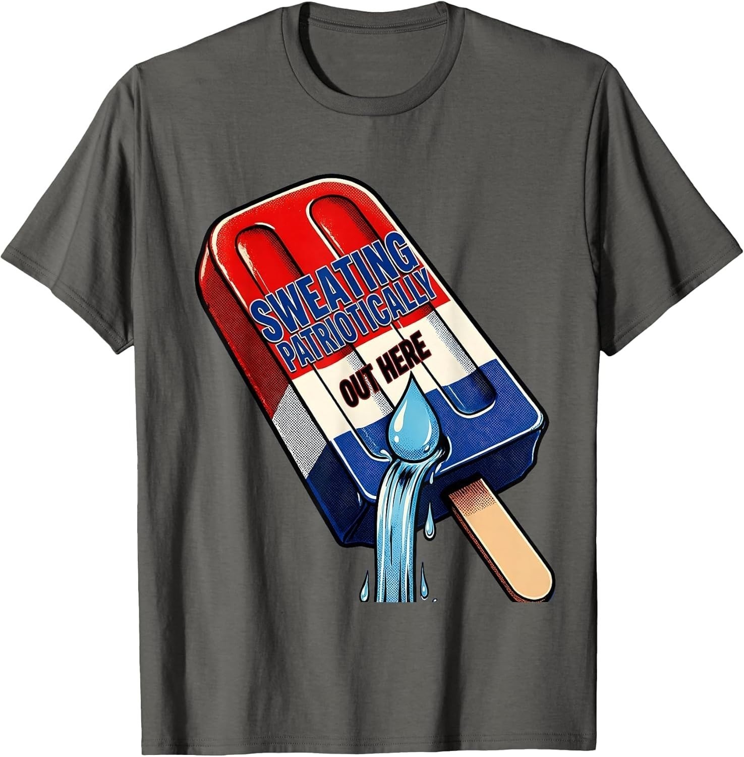 Sweating Patriotically Funny Fourth of July Unisex T-Shirt