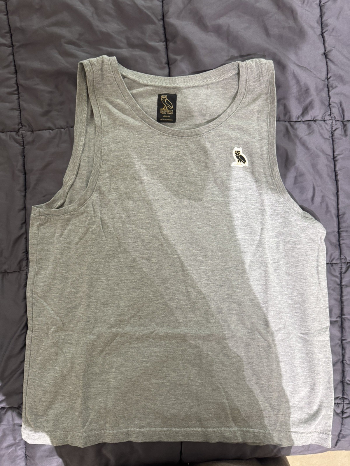 2010s Drake OVO – October’s Very Own Grey Tank Top, Size Medium, Like New