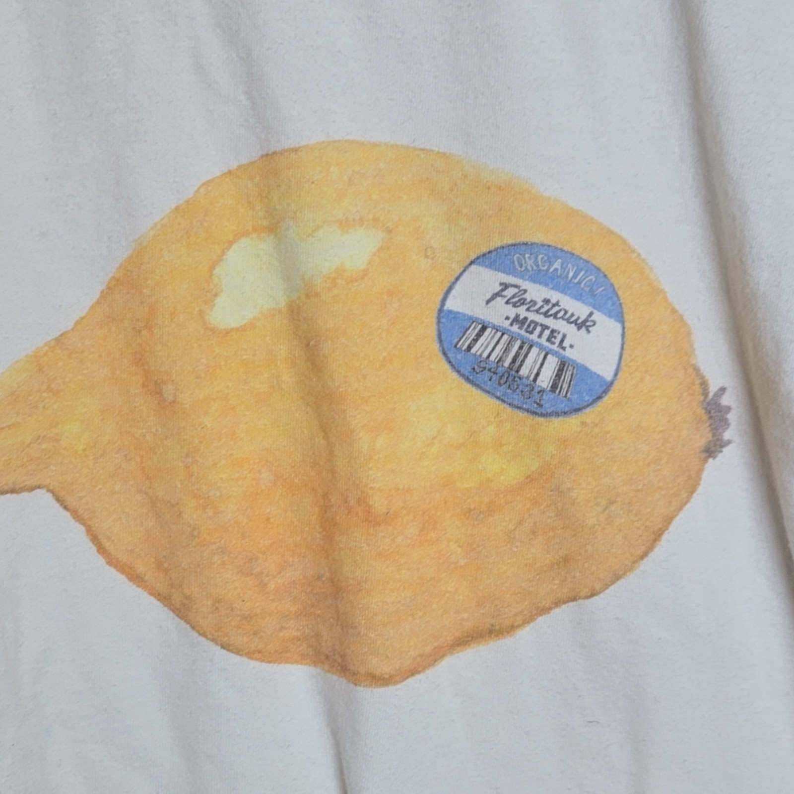 Comfort Colors Heavyweight Garment-Dyed Lemon Graphic Long Sleeve T-Shirt Men L
