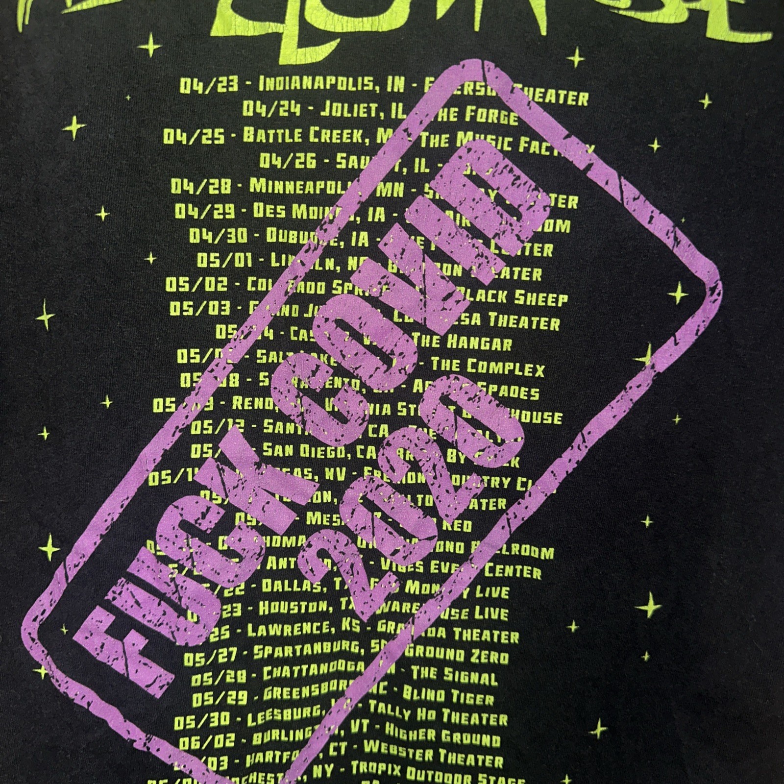 ICP MED T-Shirt Rare NewPSY Wicked Clown&rsquo;s From Outer Space 2 Ouija Macc Twiztid