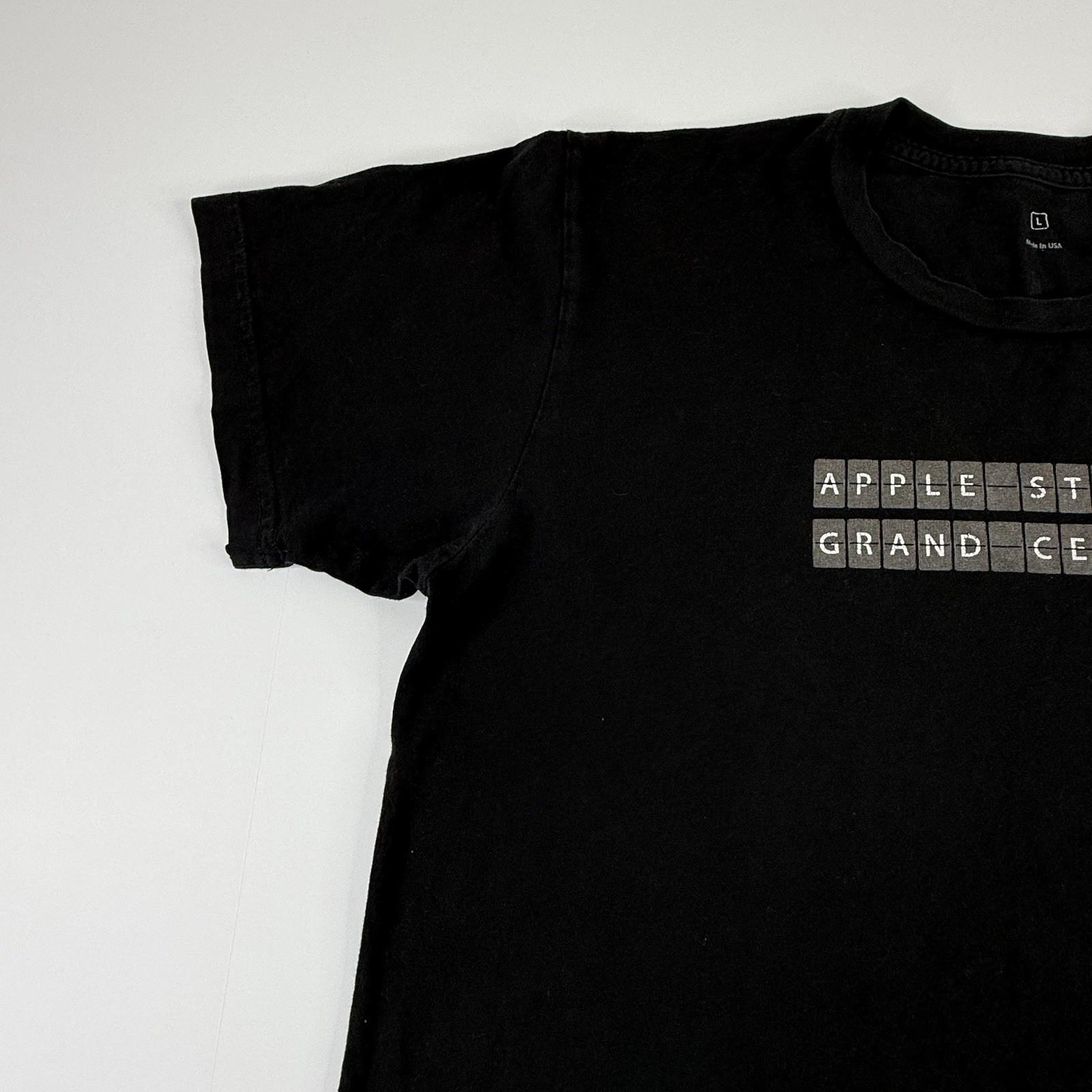 2011 Apple Store Grand Central NYC Grand Opening T-Shirt Black Size Large