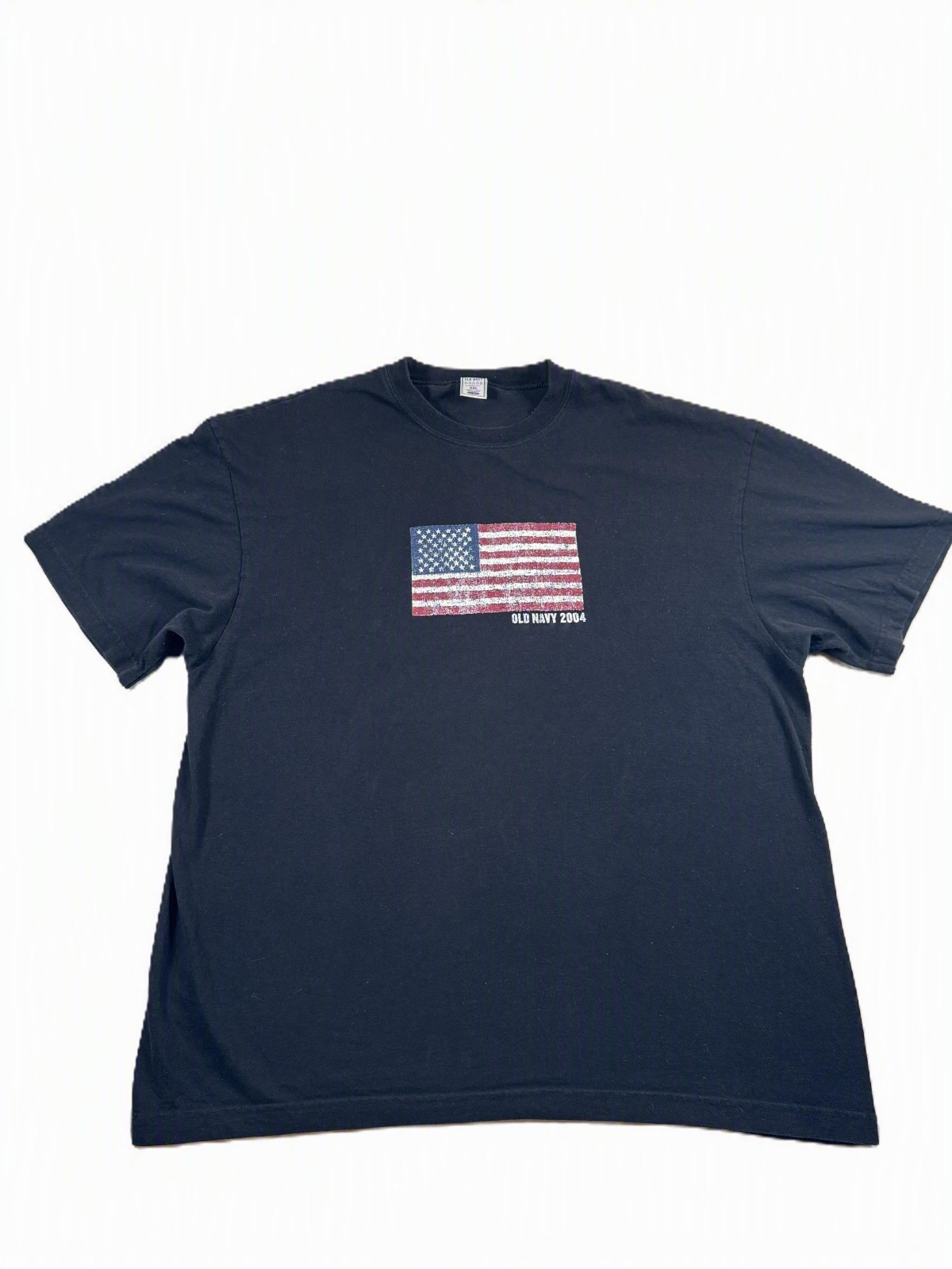 Y2K 2004 Old Navy American Flag T-Shirt XXL Vintage Early 2000s