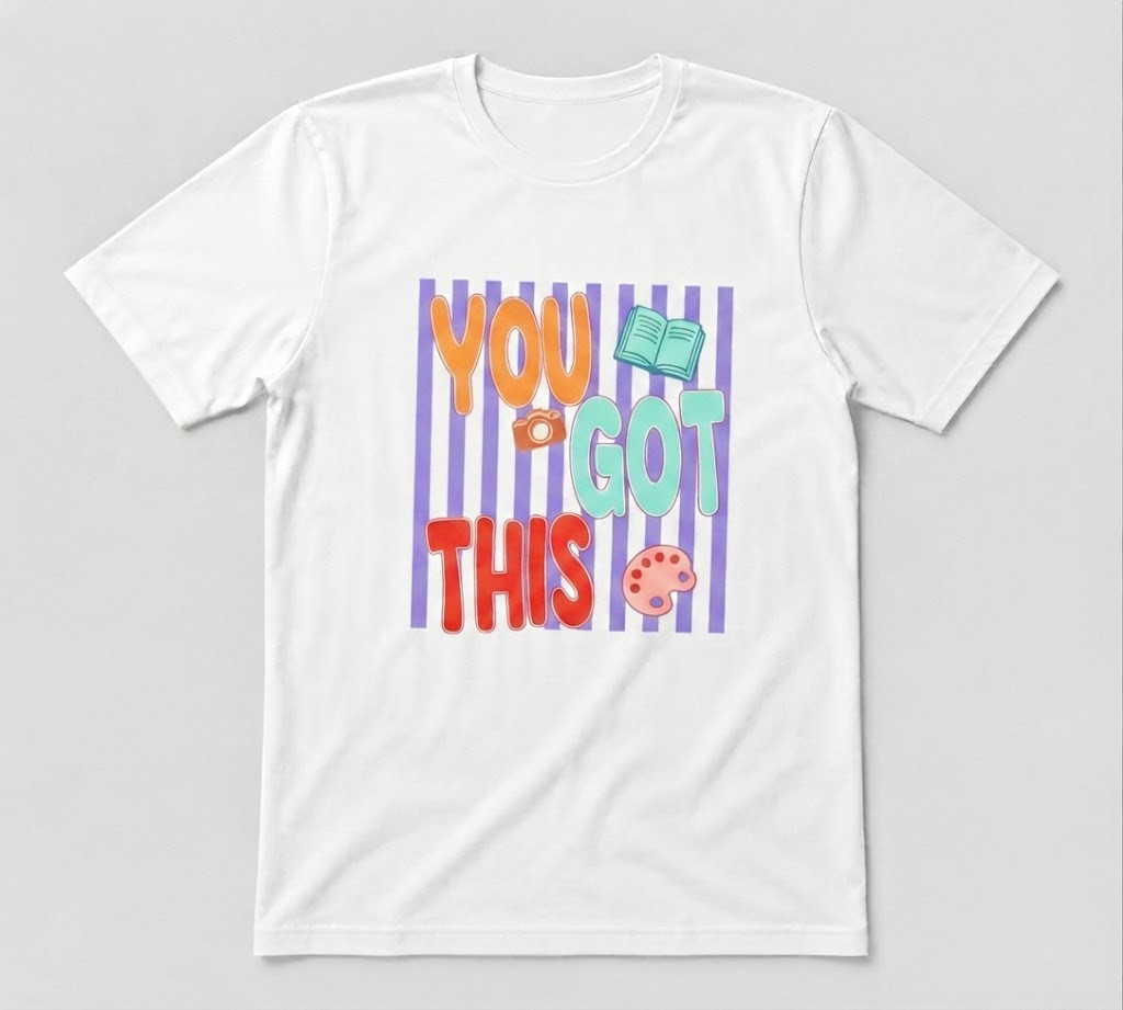 Motivational Test Day You Got This Graphic Tee Unisex White T-shirt