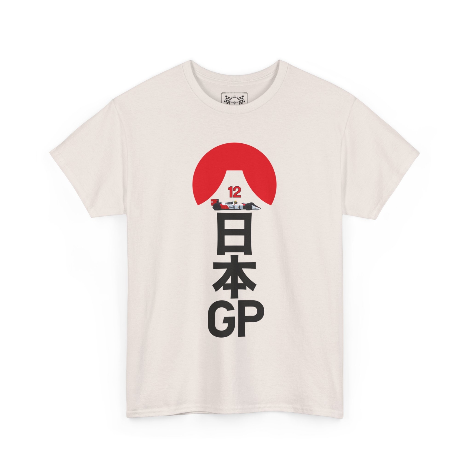 Ayrton Senna Japanese GP T-Shirt Formula Racing Fuji Rising Sun Tee F1 Fans Gift