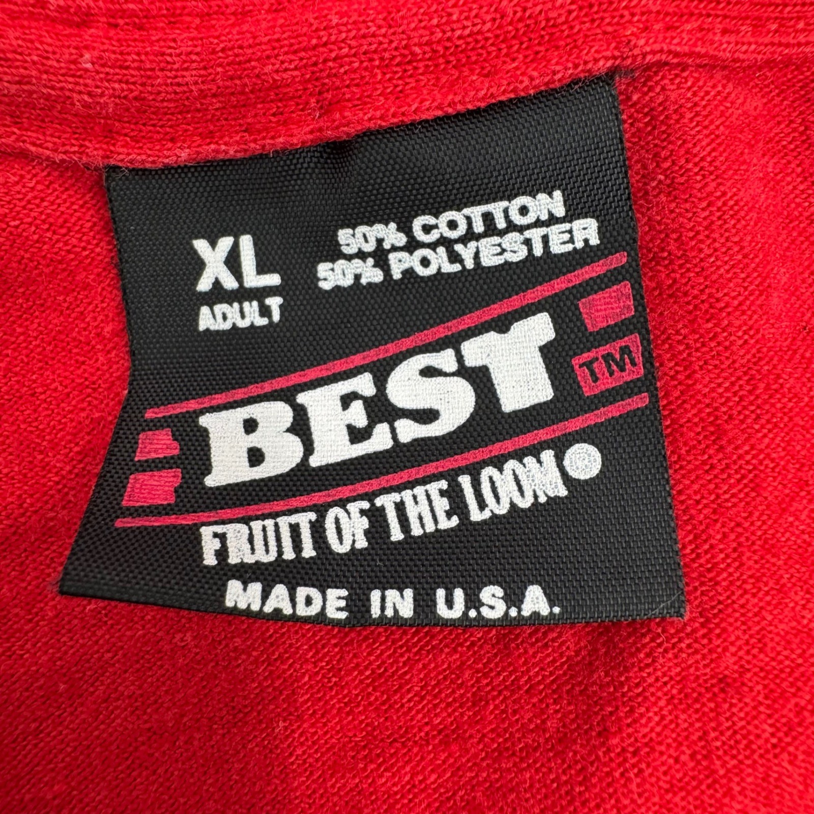Vintage 90s Roaring 20s Santa Rosa Graphic T-Shirt Fruit Loom BEST XL Red