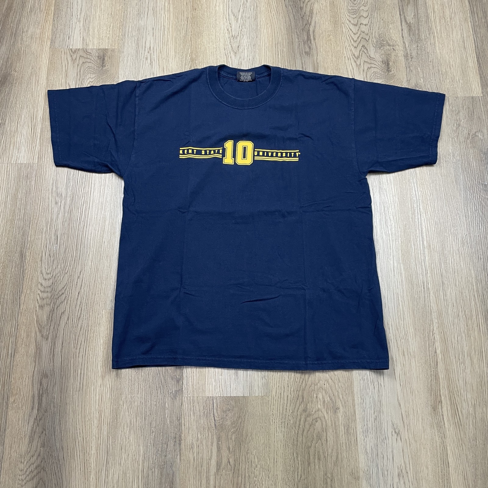 Kent State University Shirt Mens XL Blue MV Sport 10 Graphic College Tee T-Shirt