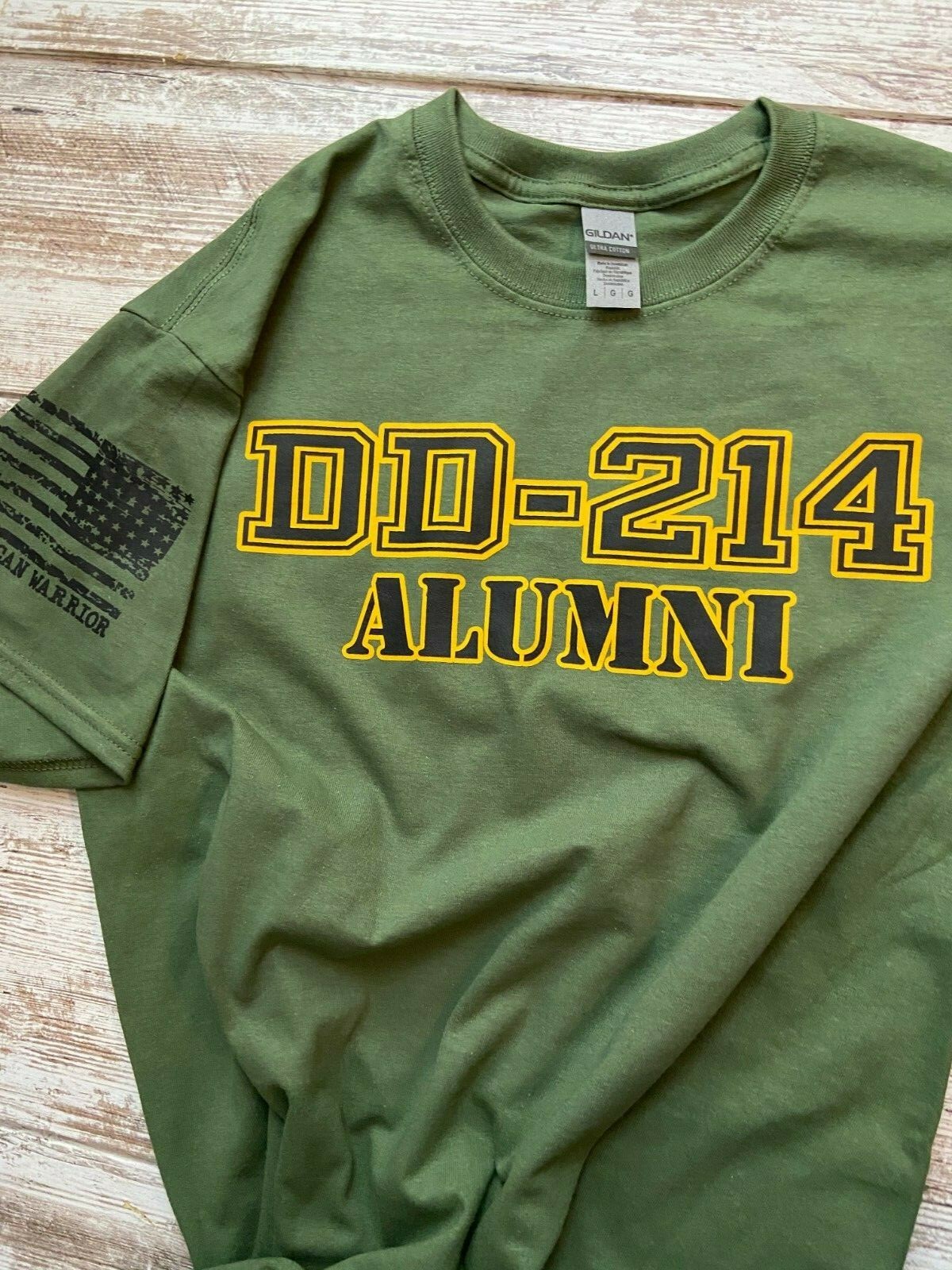 DD-214 Alumni T-shirt, Army Marines, Navy Air Force USMC VII 823
